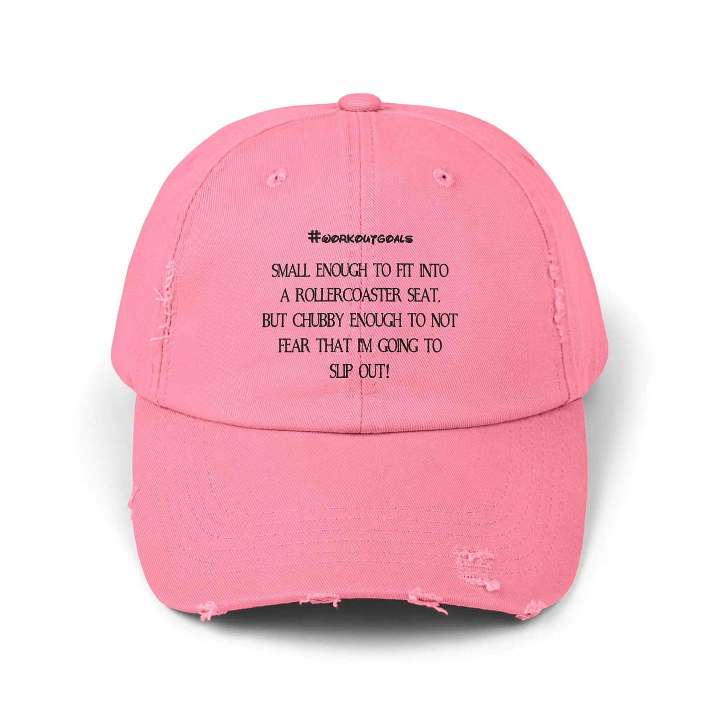"Workout Goals" Distressed Cap —  Funny Truth Hat