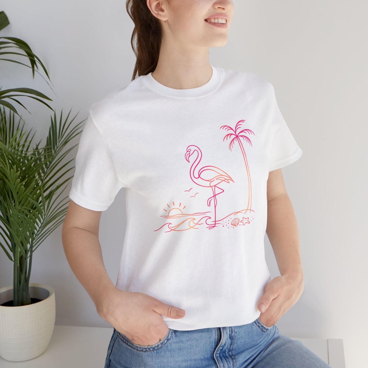 Flamingo Wild Lines T-Shirt