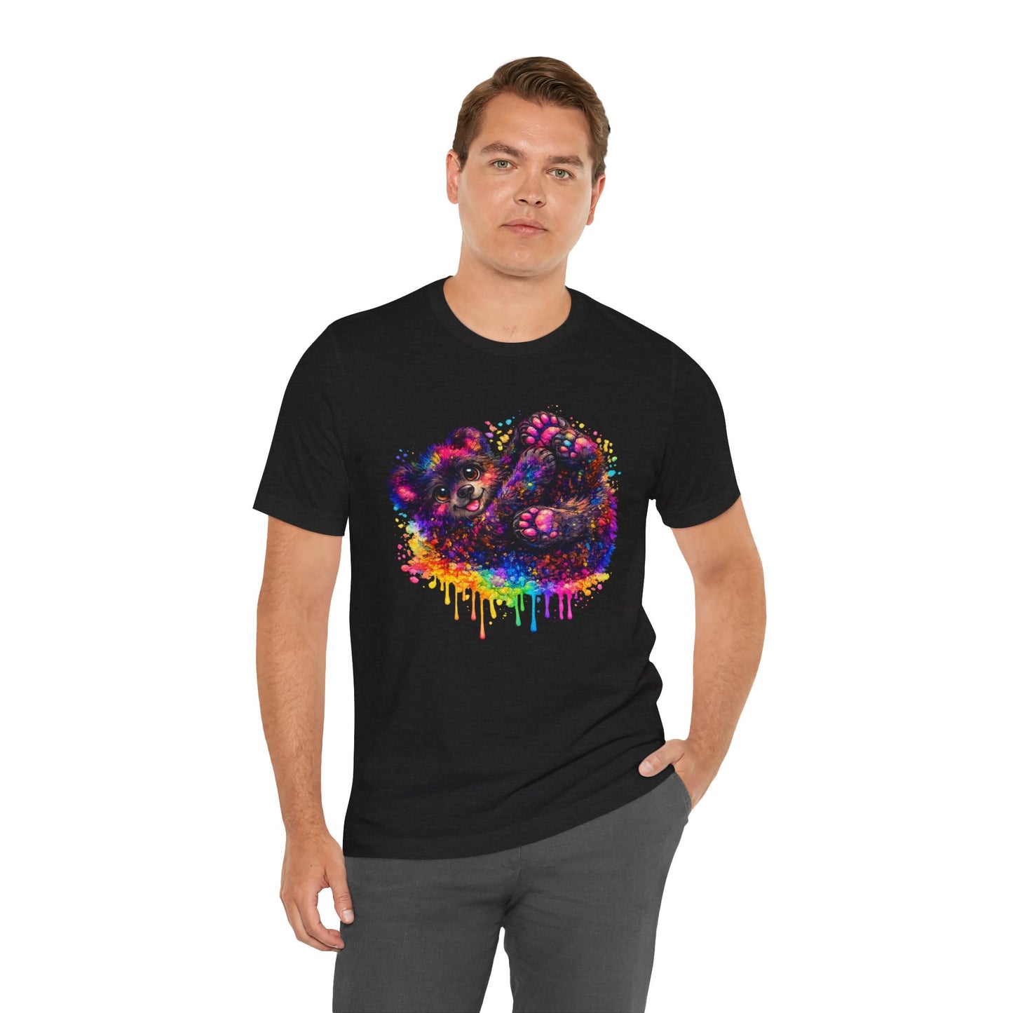 Watercolor Wildlife Bear Cub T-Shirt