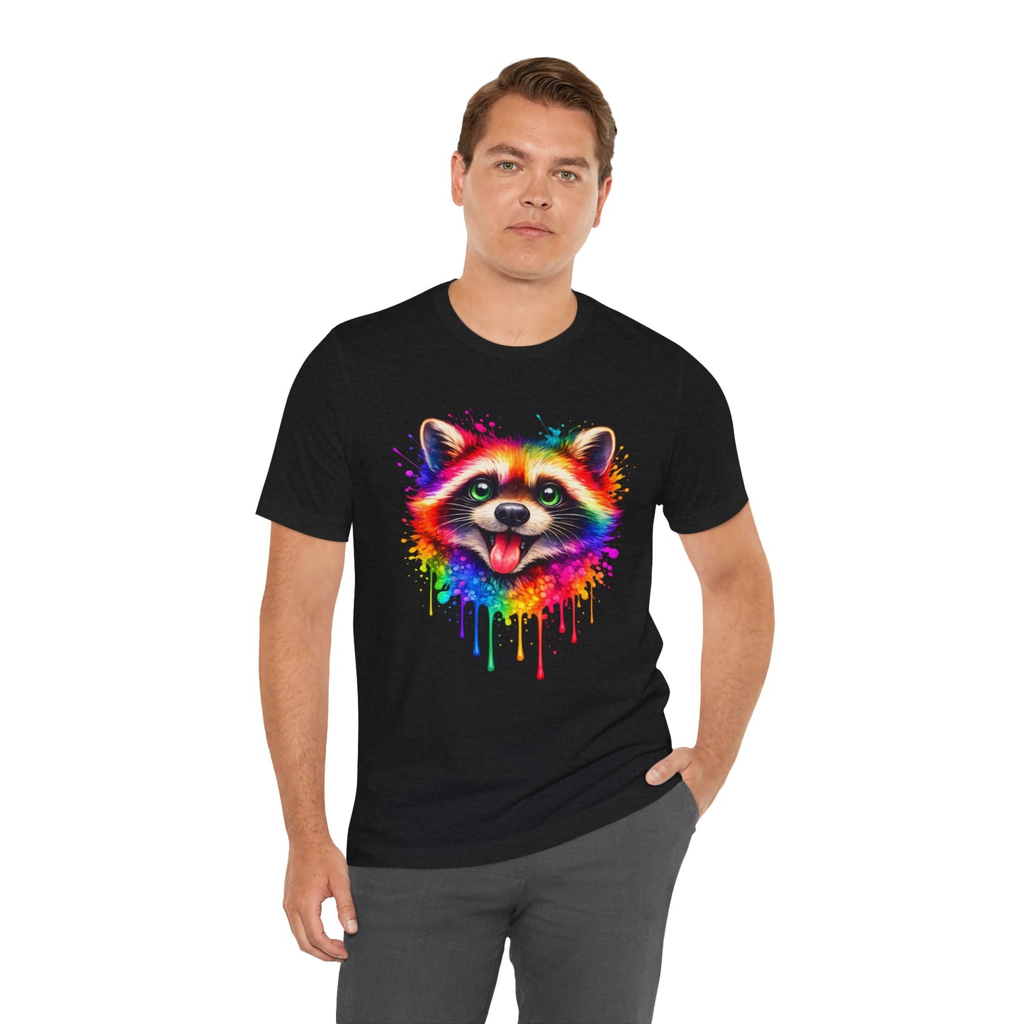 Watercolor Wildlife Raccoon T-Shirt
