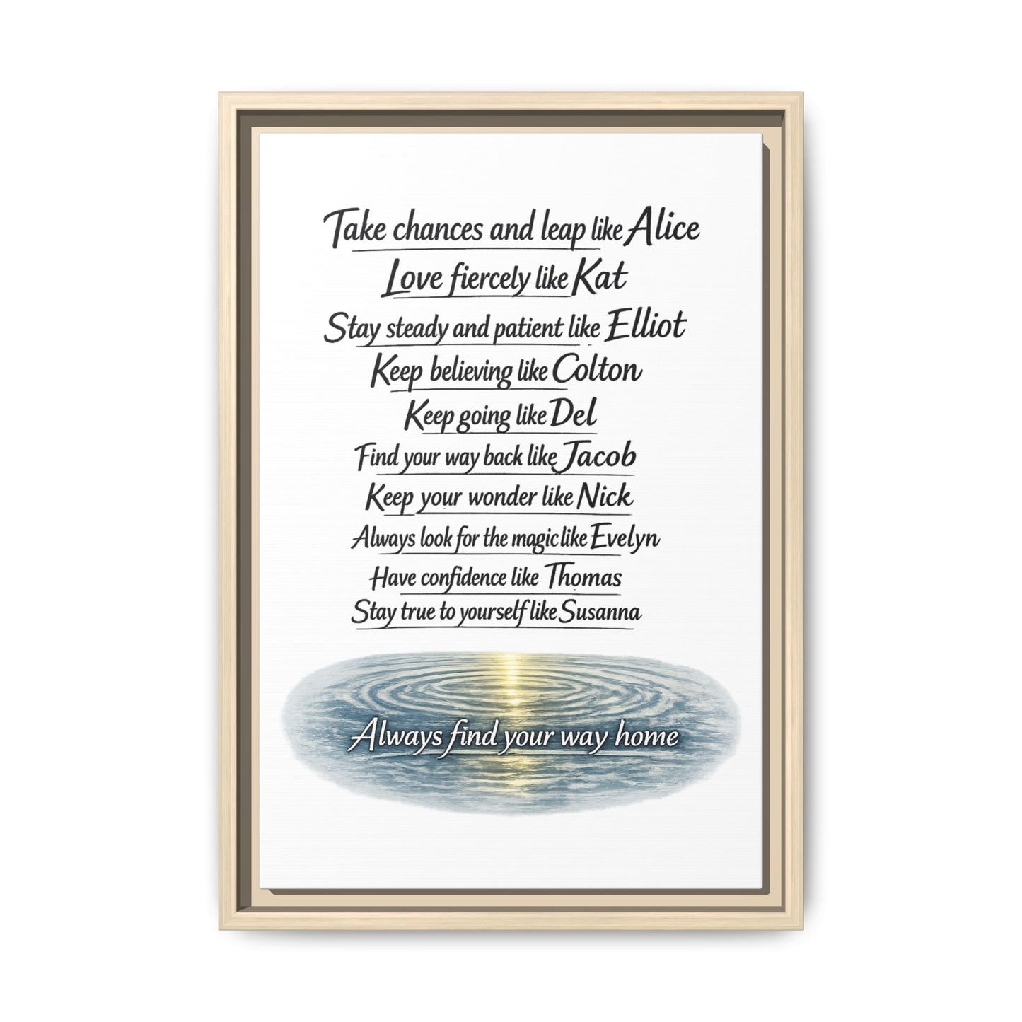 Find Your Way | Matte Canvas, Framed