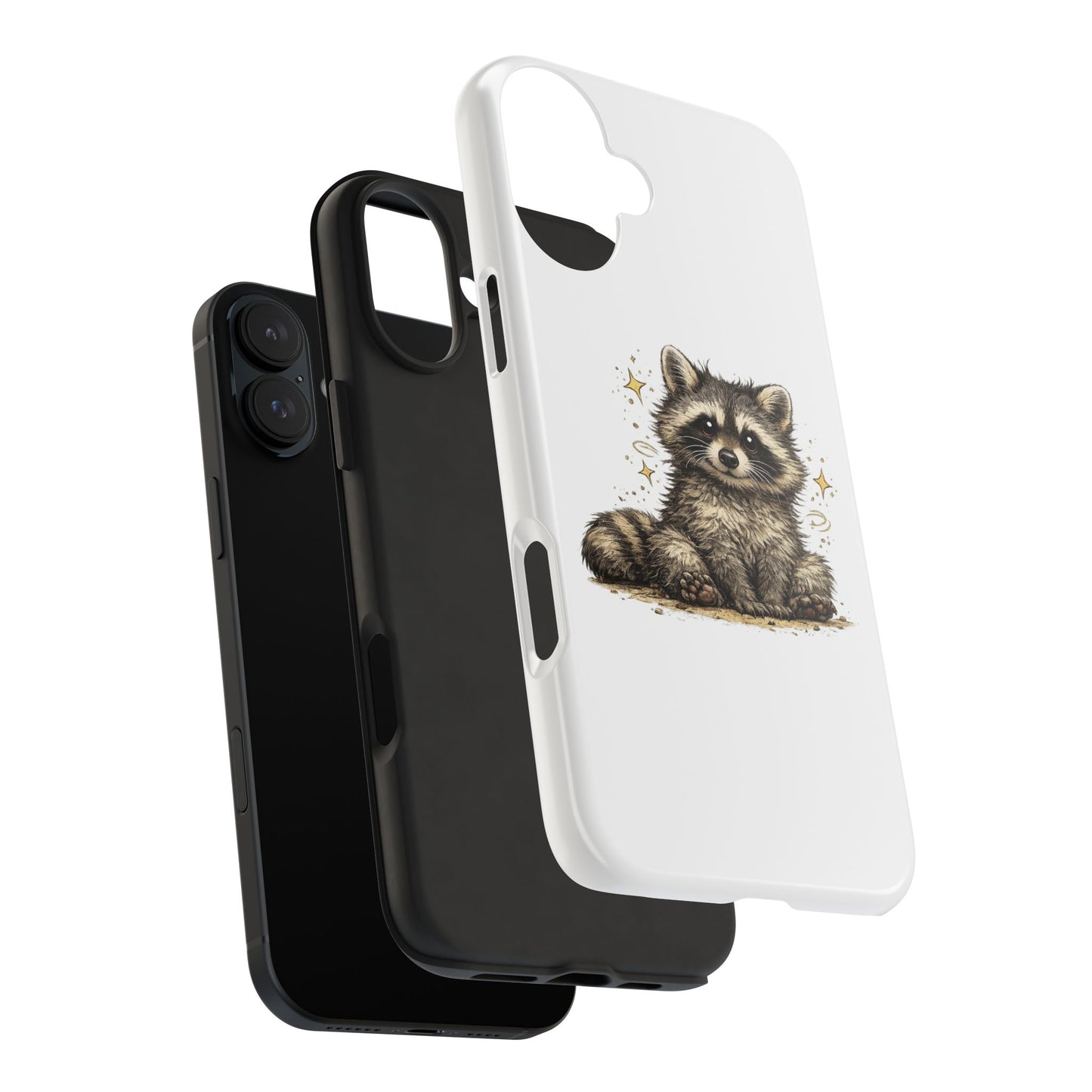 Sweet & Savage Raccoon Phone Case — Tough & Cute Protective Phone Cover