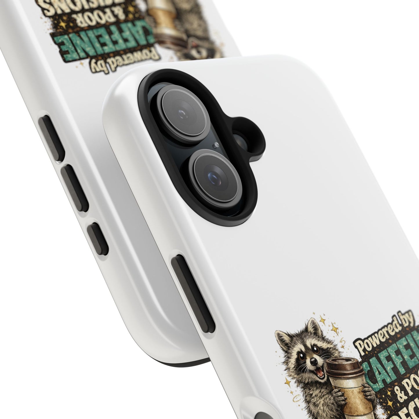 Poor Decisions Raccoon Phone Case — Tough & Cute Protective Phone Cover