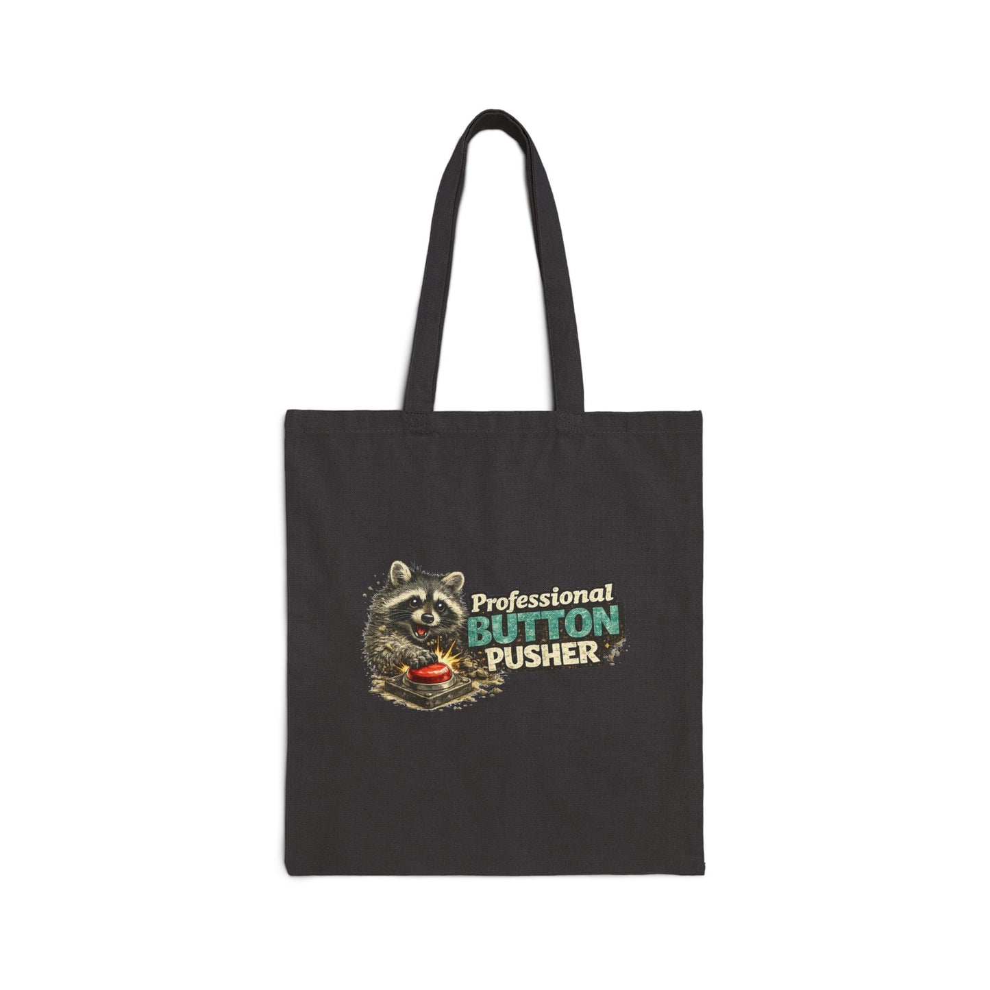 Professional Button Pusher Canvas Tote Bag