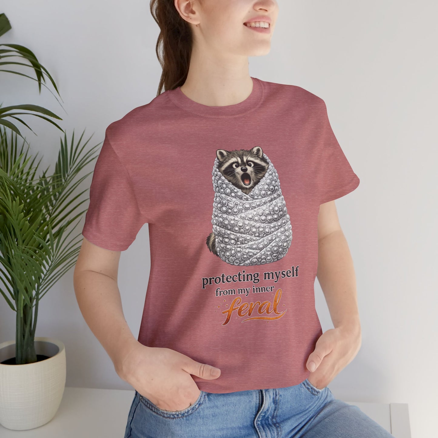Bubble Wrapped Raccoon T-shirt
