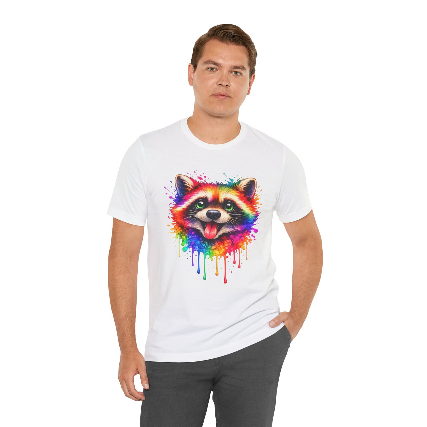 Watercolor Wildlife Raccoon T-Shirt