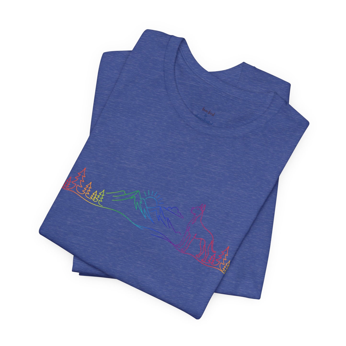 Cropped Great Dane Wild Lines T-Shirt