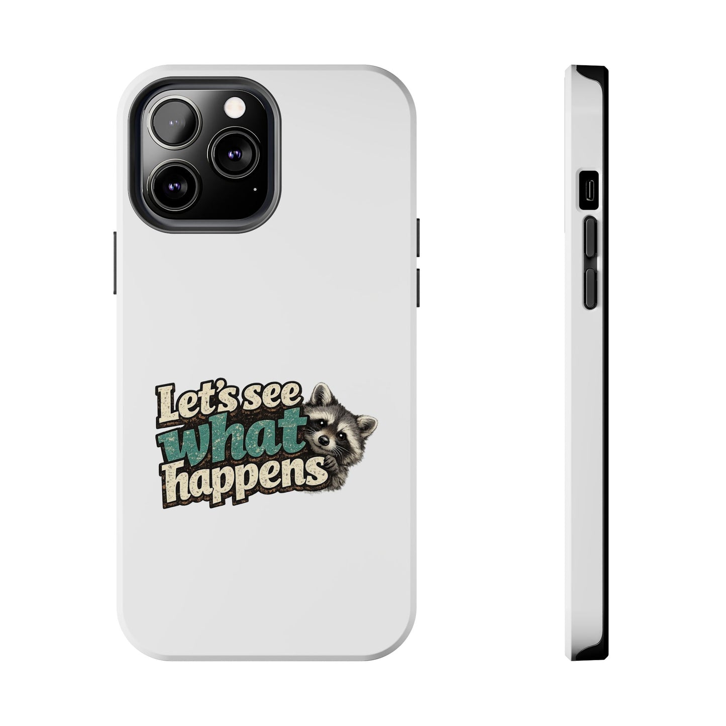 Peek & See Raccoon Phone Case — Tough & Cute Protective Phone Cover