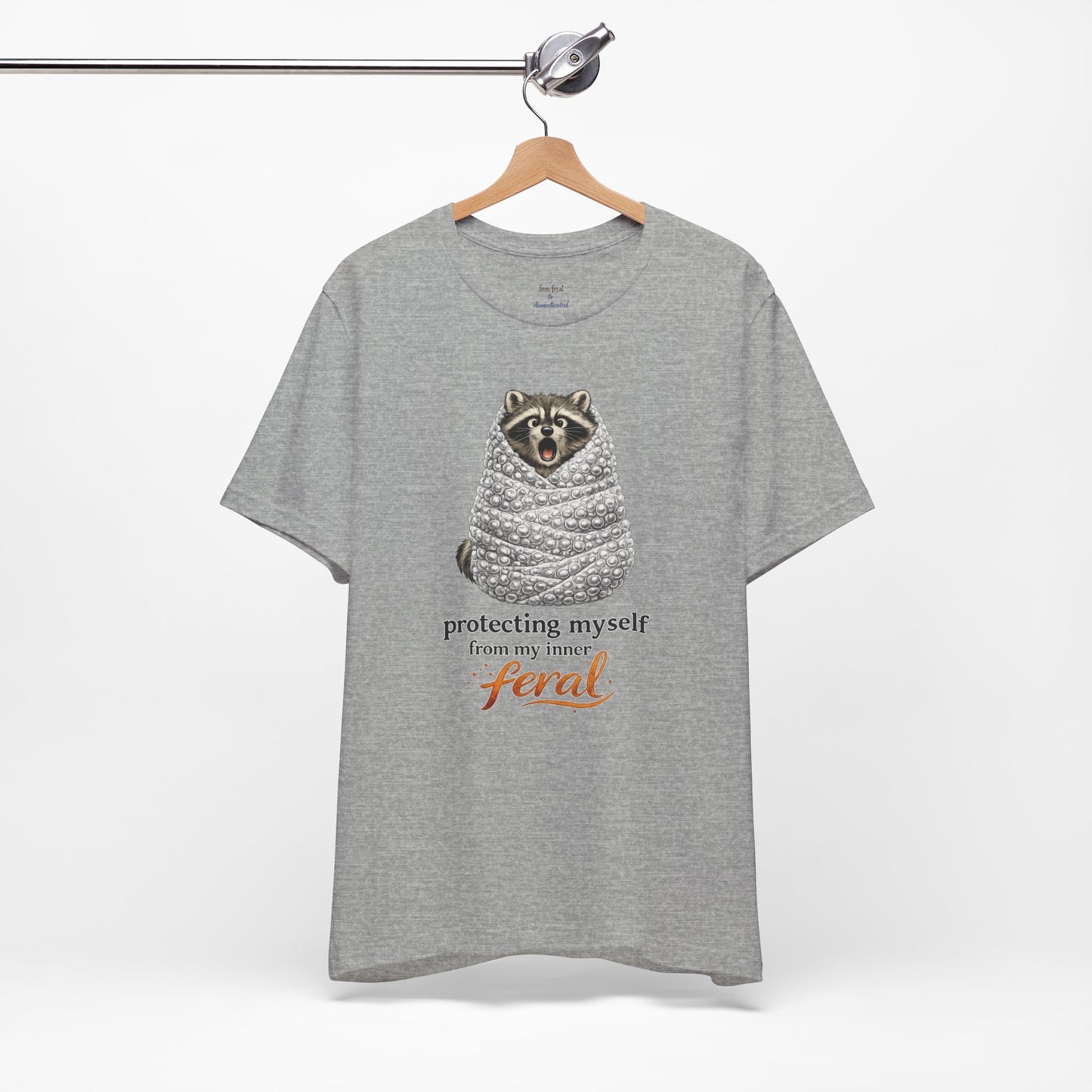 Bubble Wrapped Raccoon T-shirt