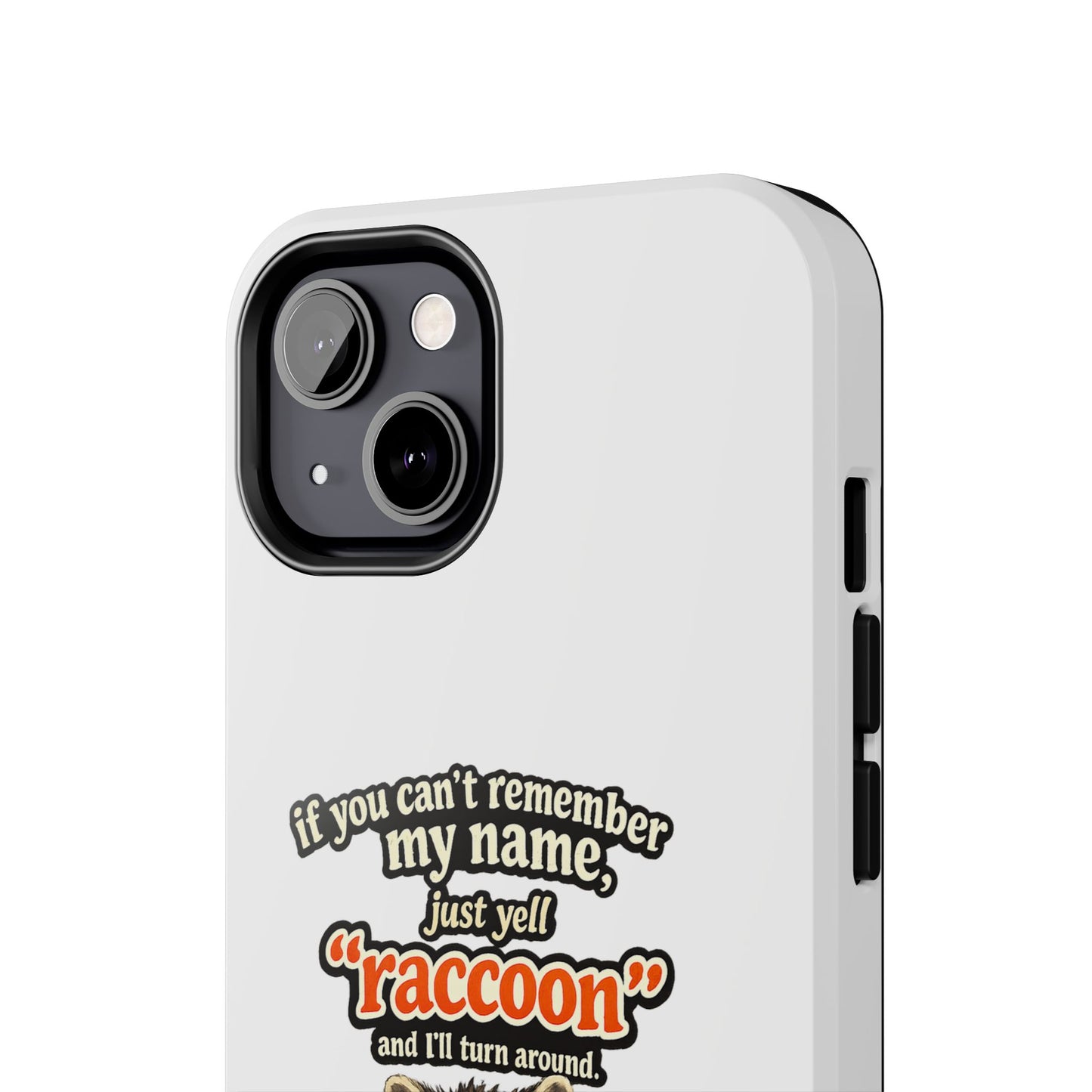 Yell Raccoon Phone Case — Tough & Cute Protective Phone Cover