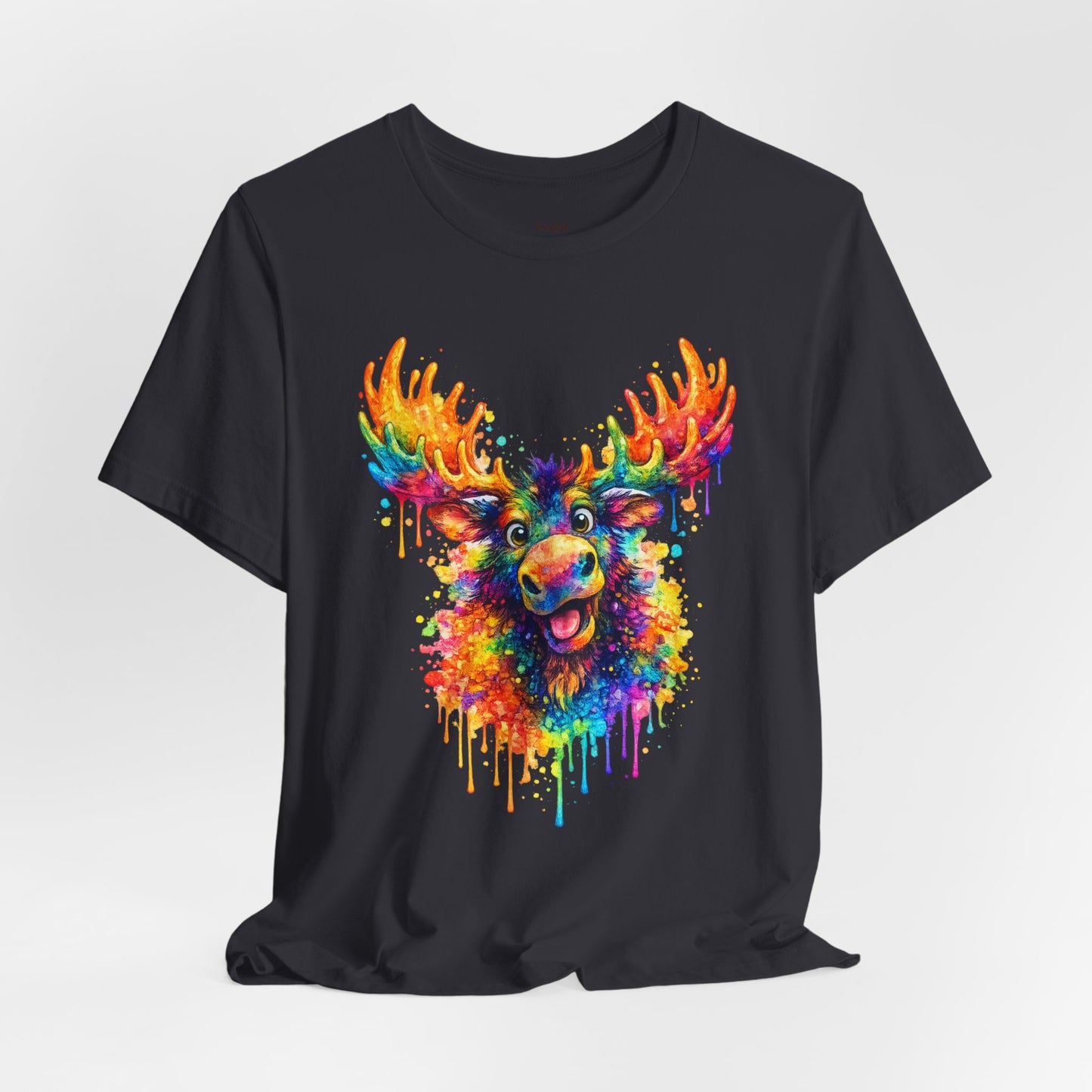 Watercolor Wildlife Moose T-Shirt