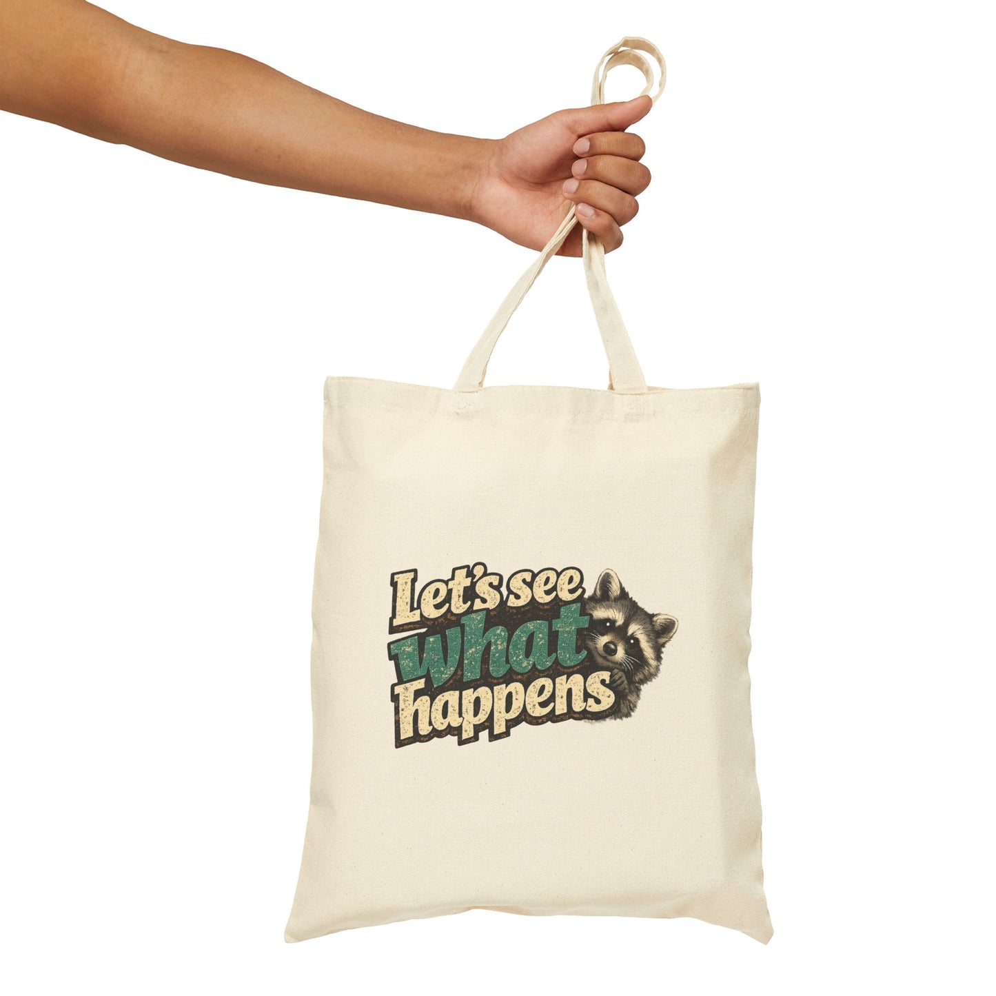 Peek & See Canvas Tote Bag