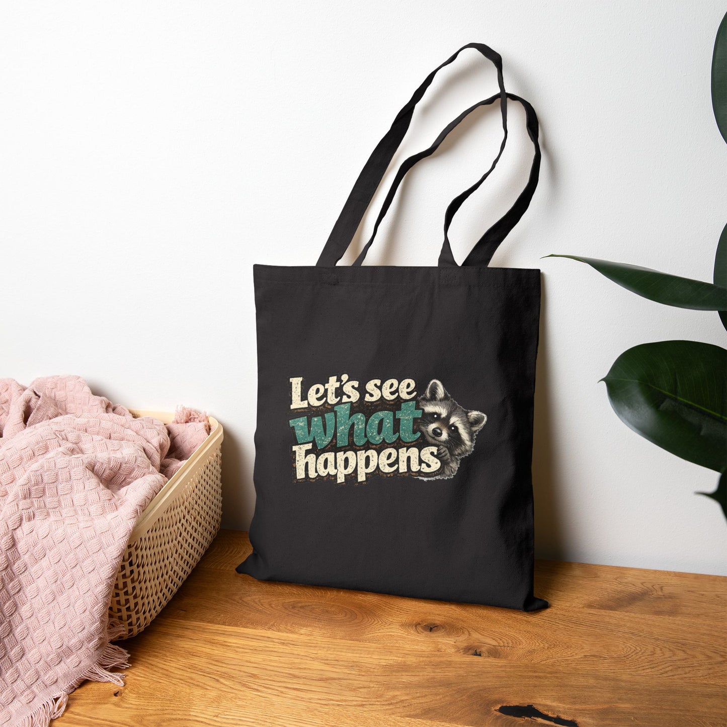 Peek & See Canvas Tote Bag
