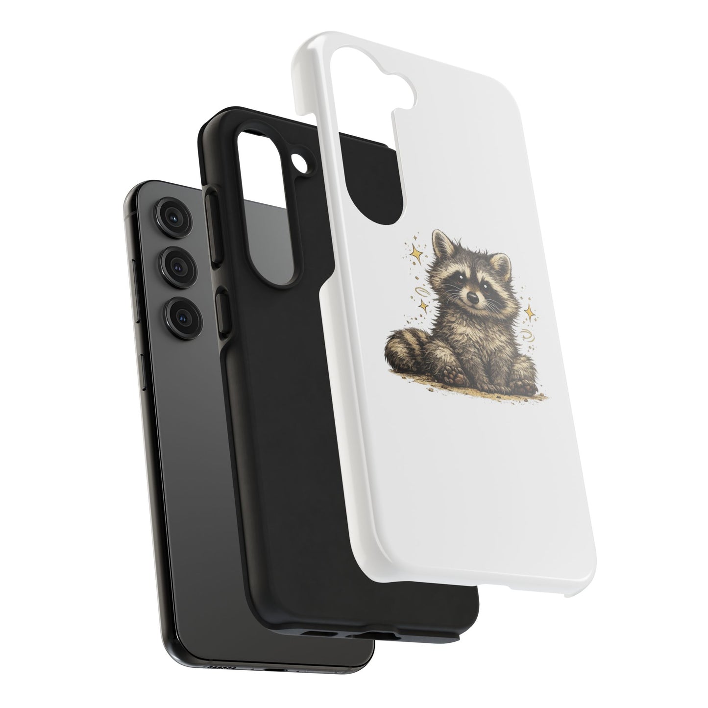 Sweet & Savage Raccoon Phone Case — Tough & Cute Protective Phone Cover