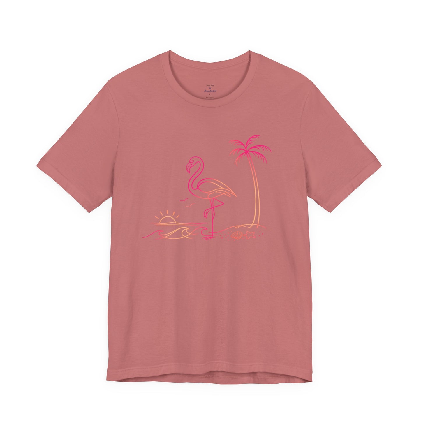 Flamingo Wild Lines T-Shirt
