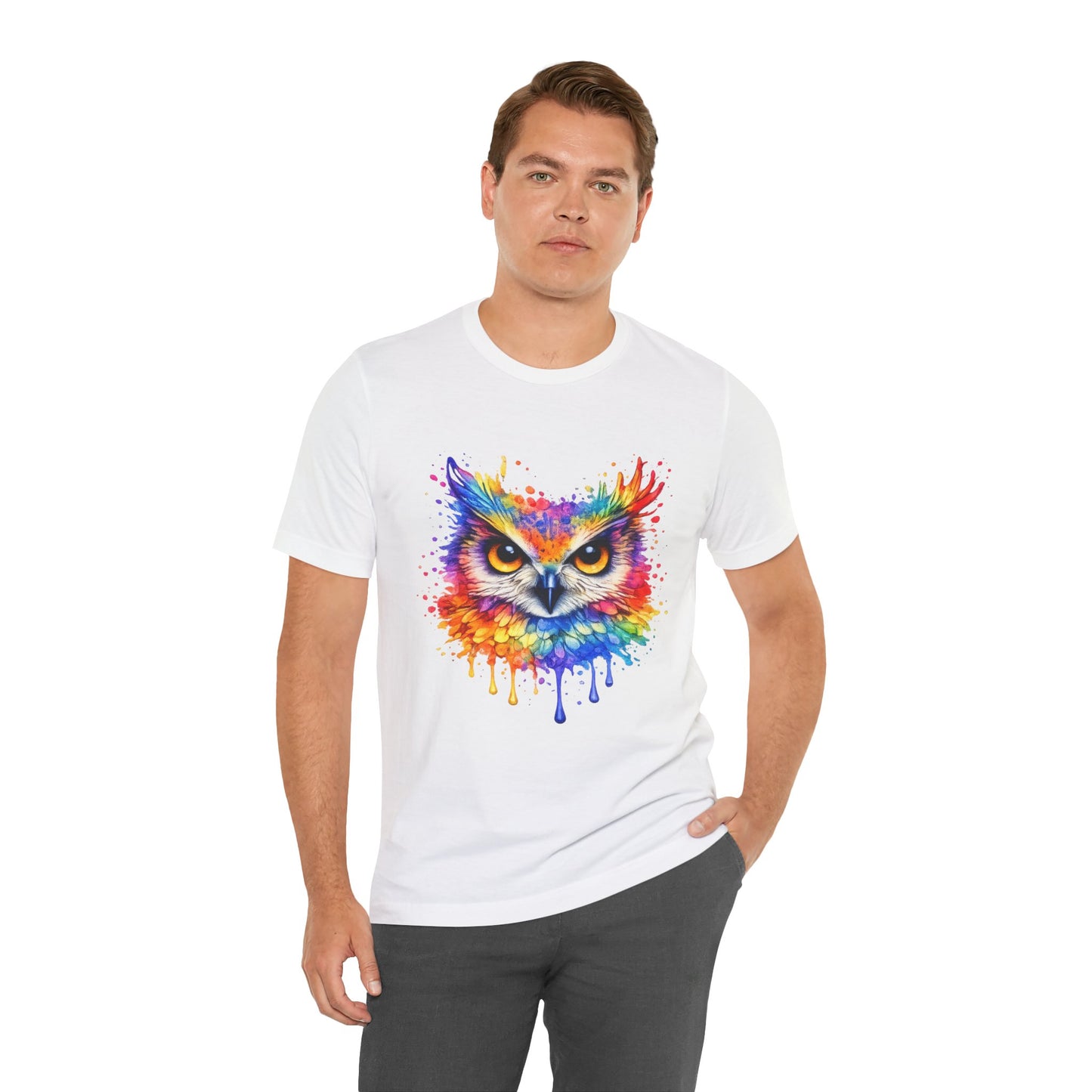 Watercolor Wildlife Owl T-Shirt