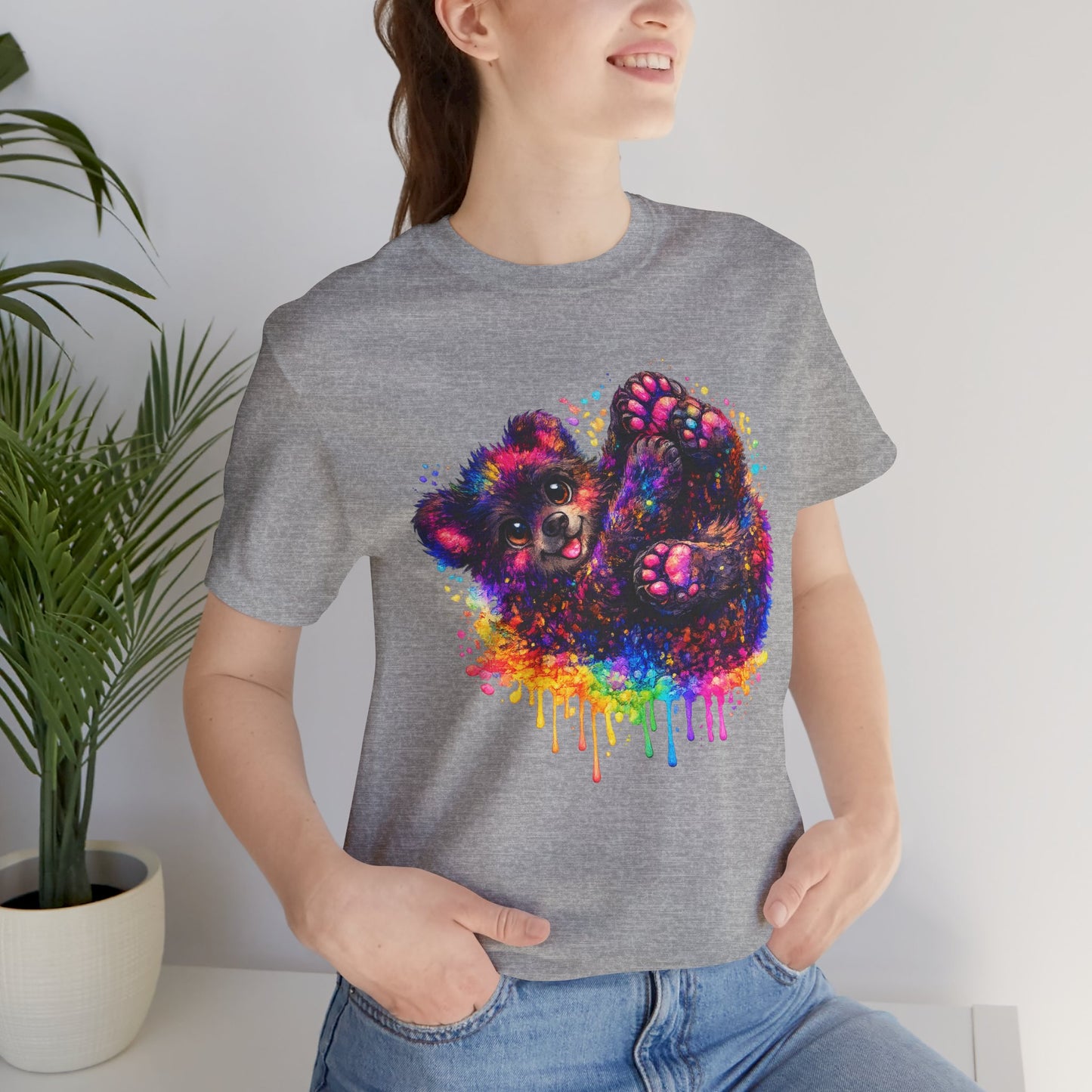 Watercolor Wildlife Bear Cub T-Shirt