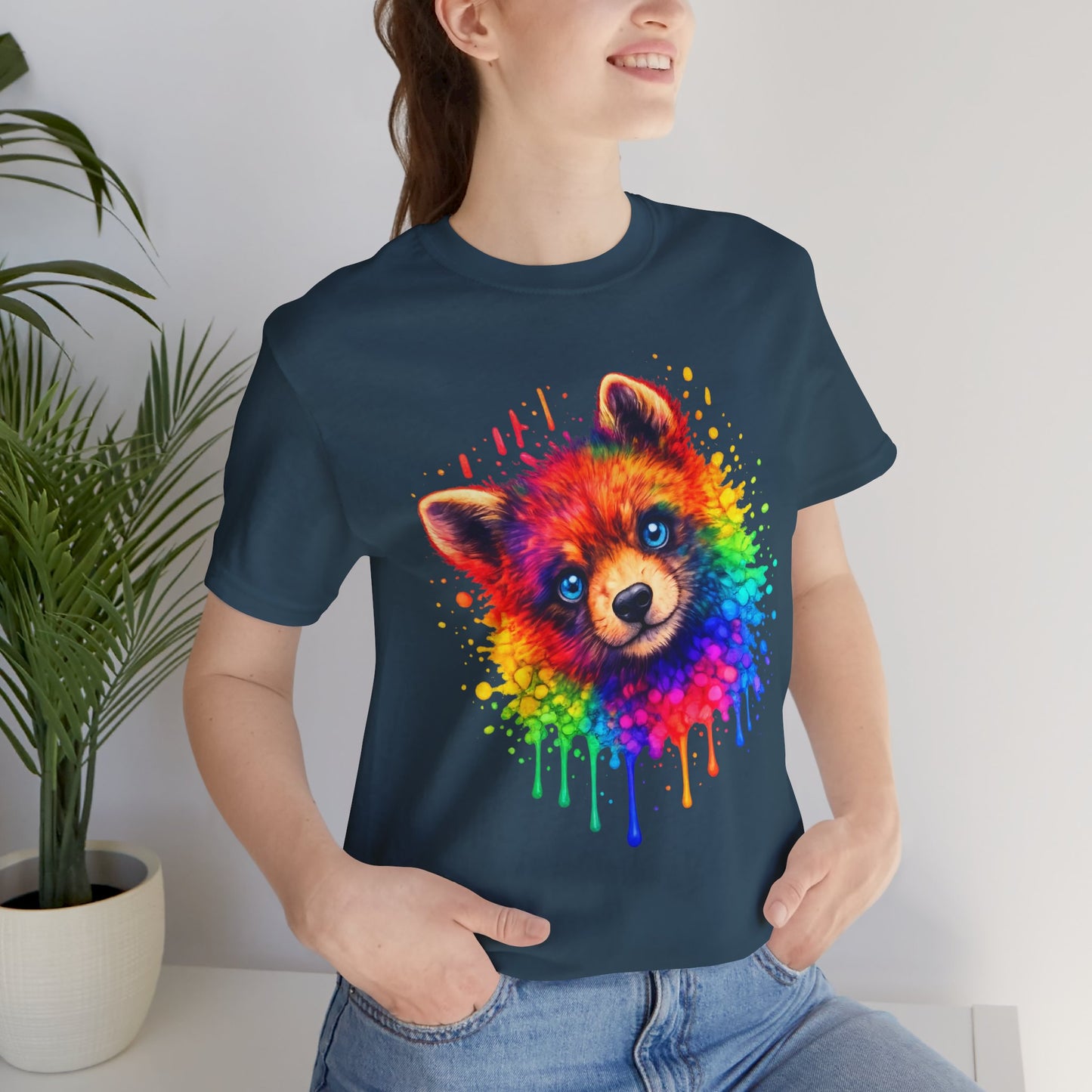 Watercolor Wildlife Bear Cub T-Shirt