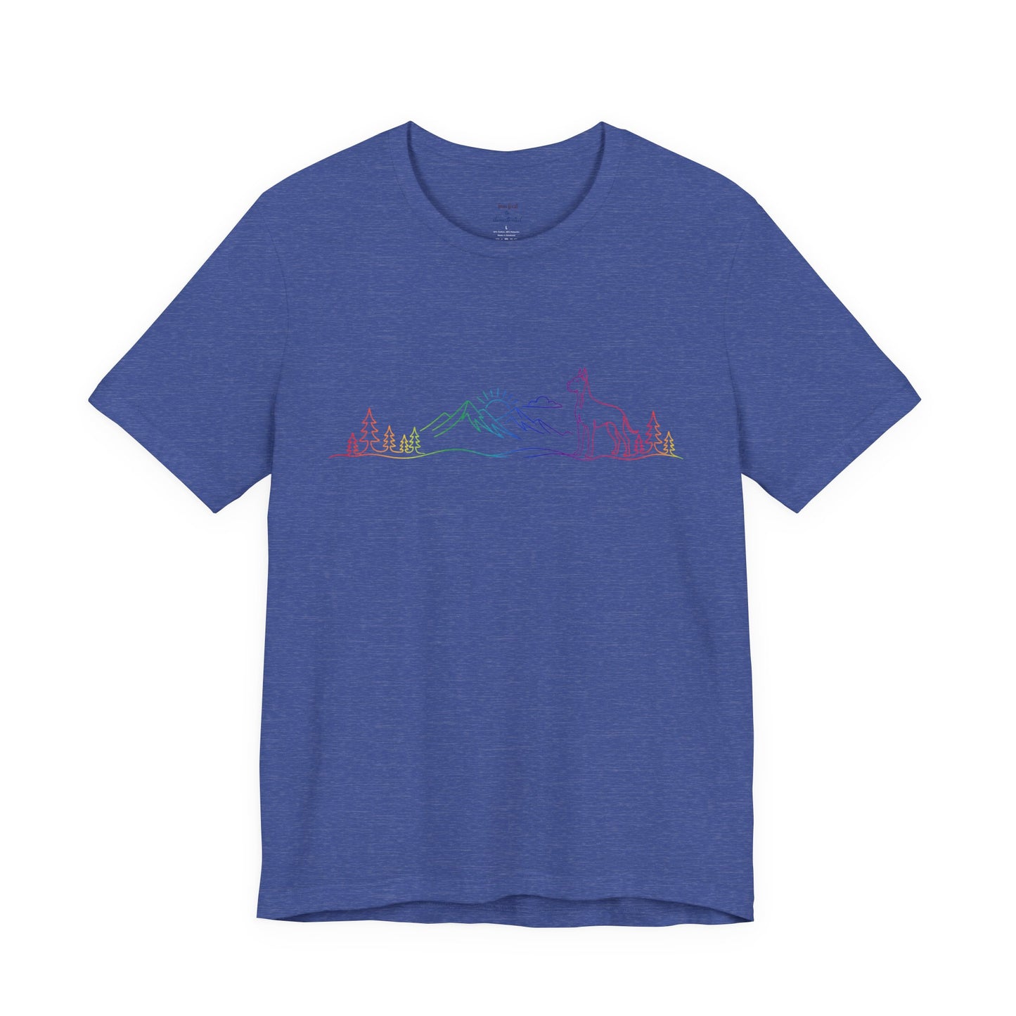 Cropped Great Dane Wild Lines T-Shirt