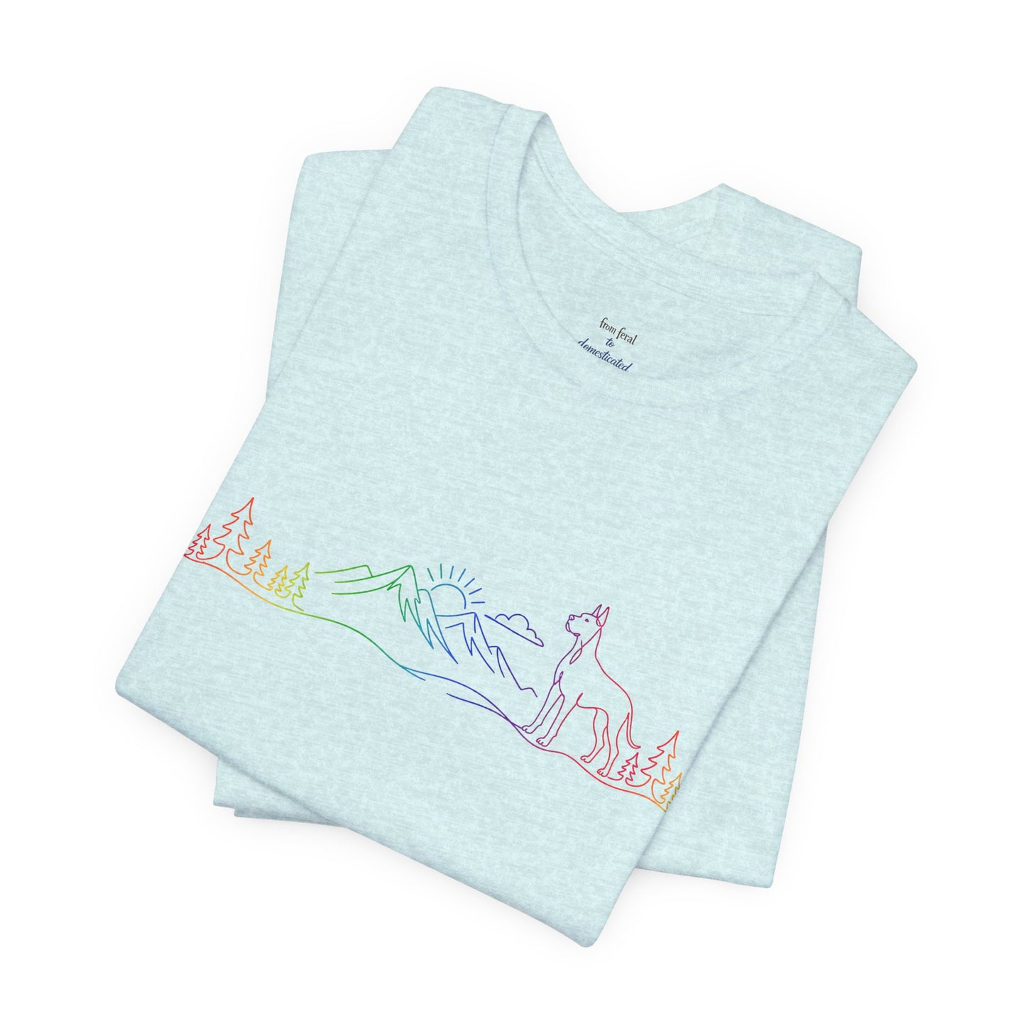 Cropped Great Dane Wild Lines T-Shirt