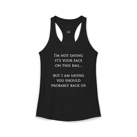 Face On The Bag Kickboxing Racerback Tank