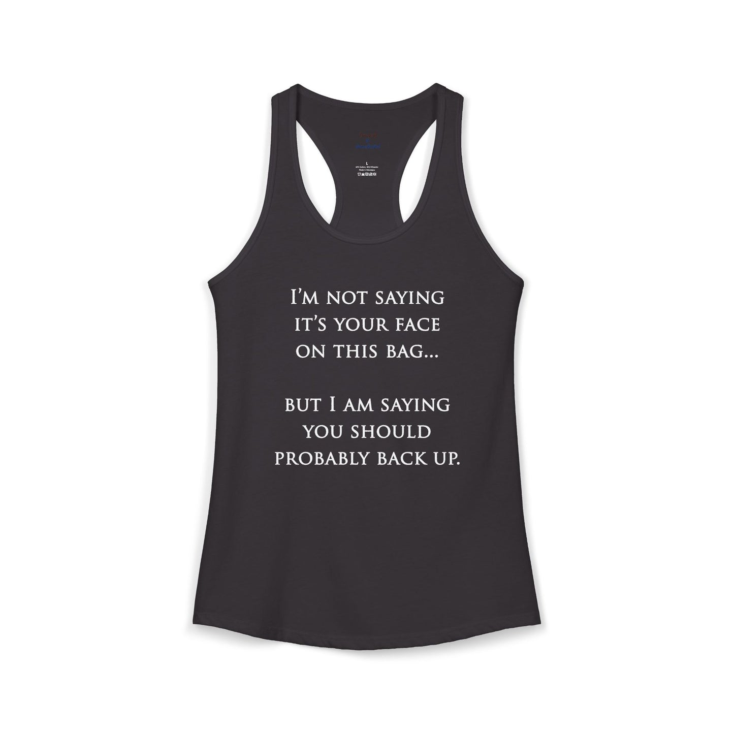 Face On The Bag Kickboxing Racerback Tank