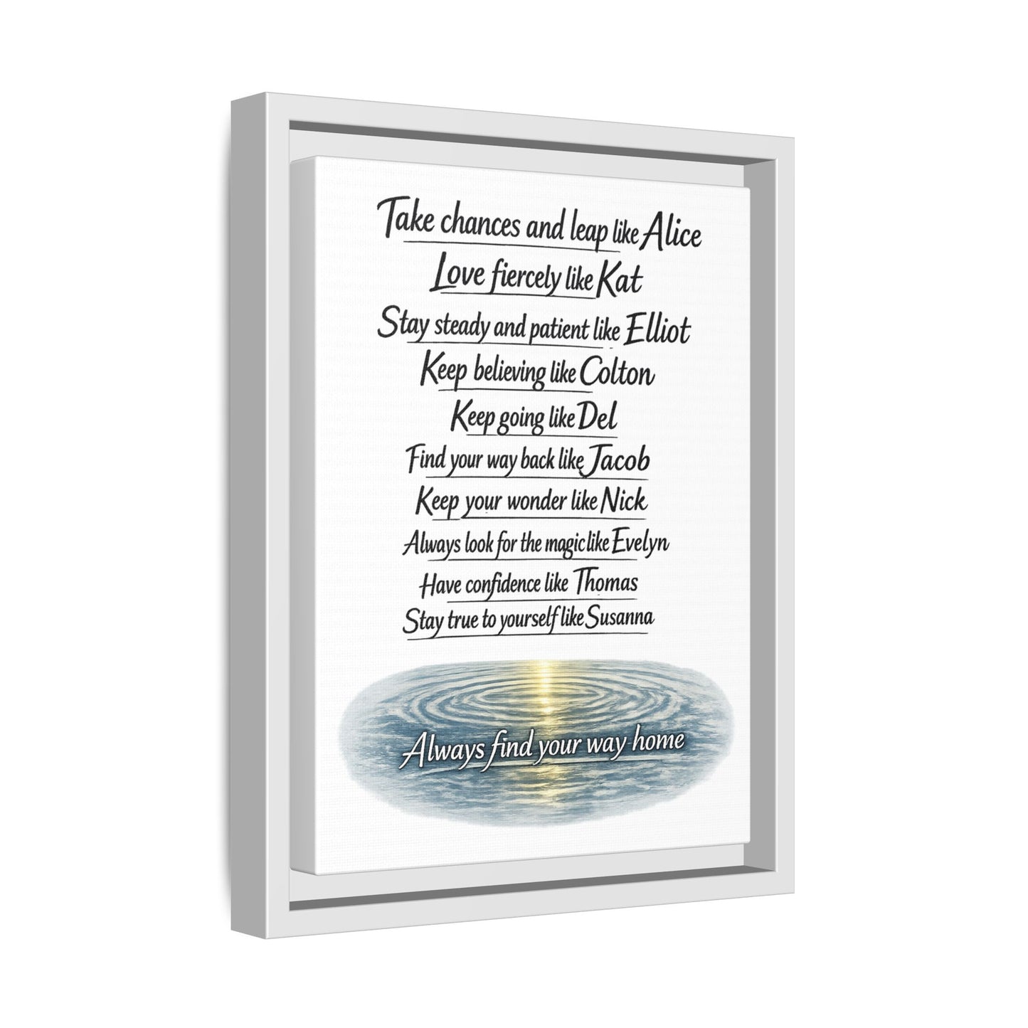 Find Your Way | Matte Canvas, Framed
