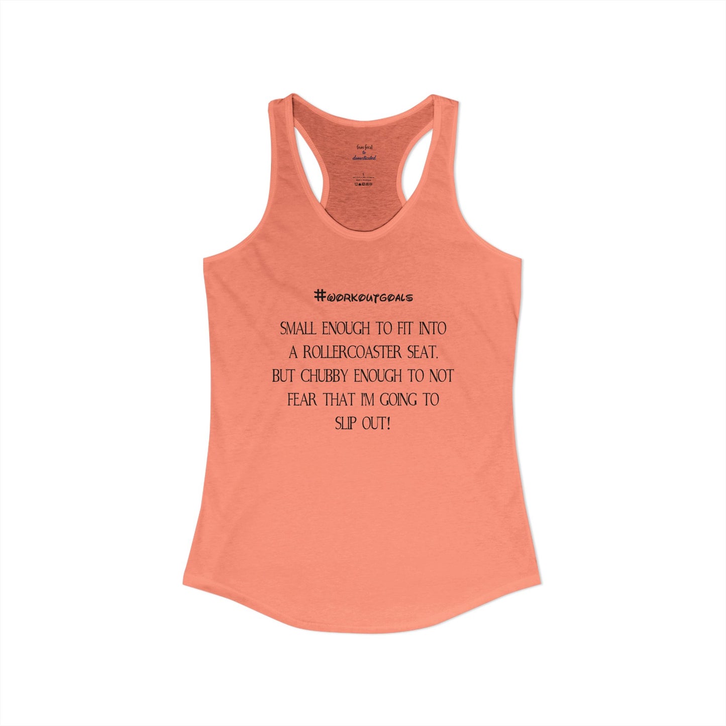 Workout Goals Racerback Tank