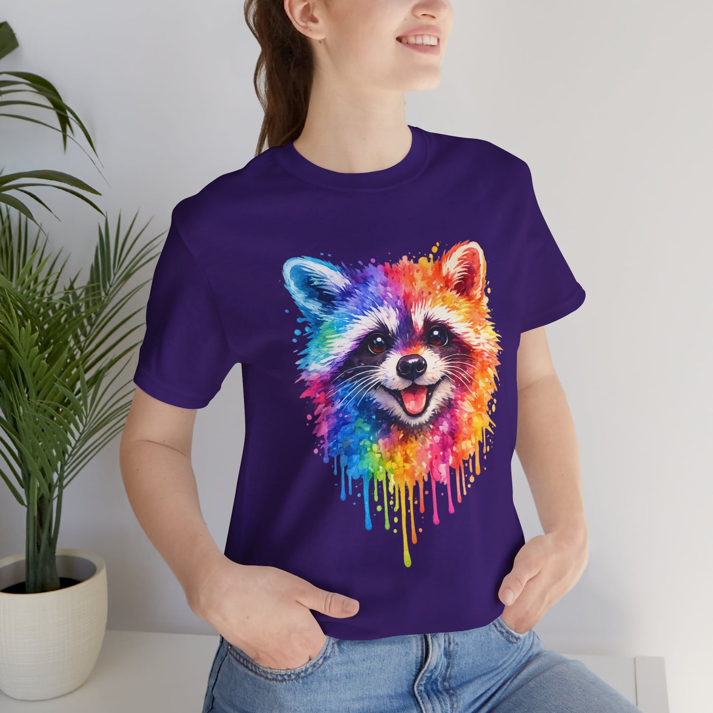 Watercolor Wildlife Raccoon T-Shirt