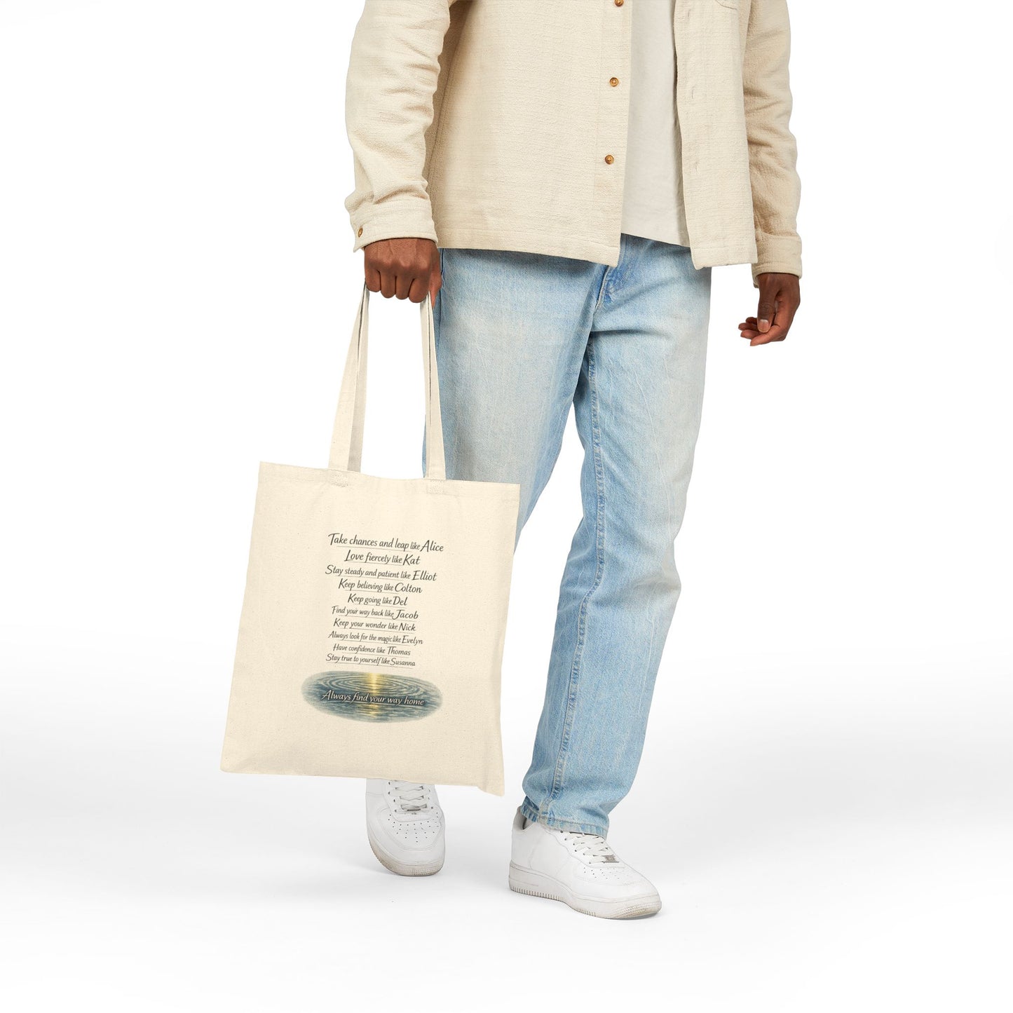 Find Your Way Cotton Canvas Tote Bag