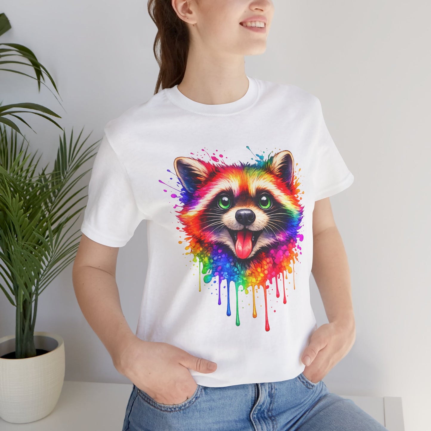 Watercolor Wildlife Raccoon T-Shirt