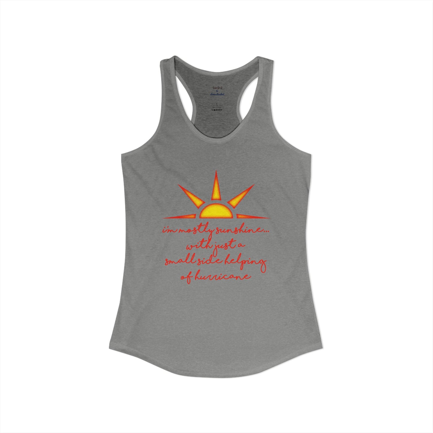 Sunshine and Hurricane Racerback Tank