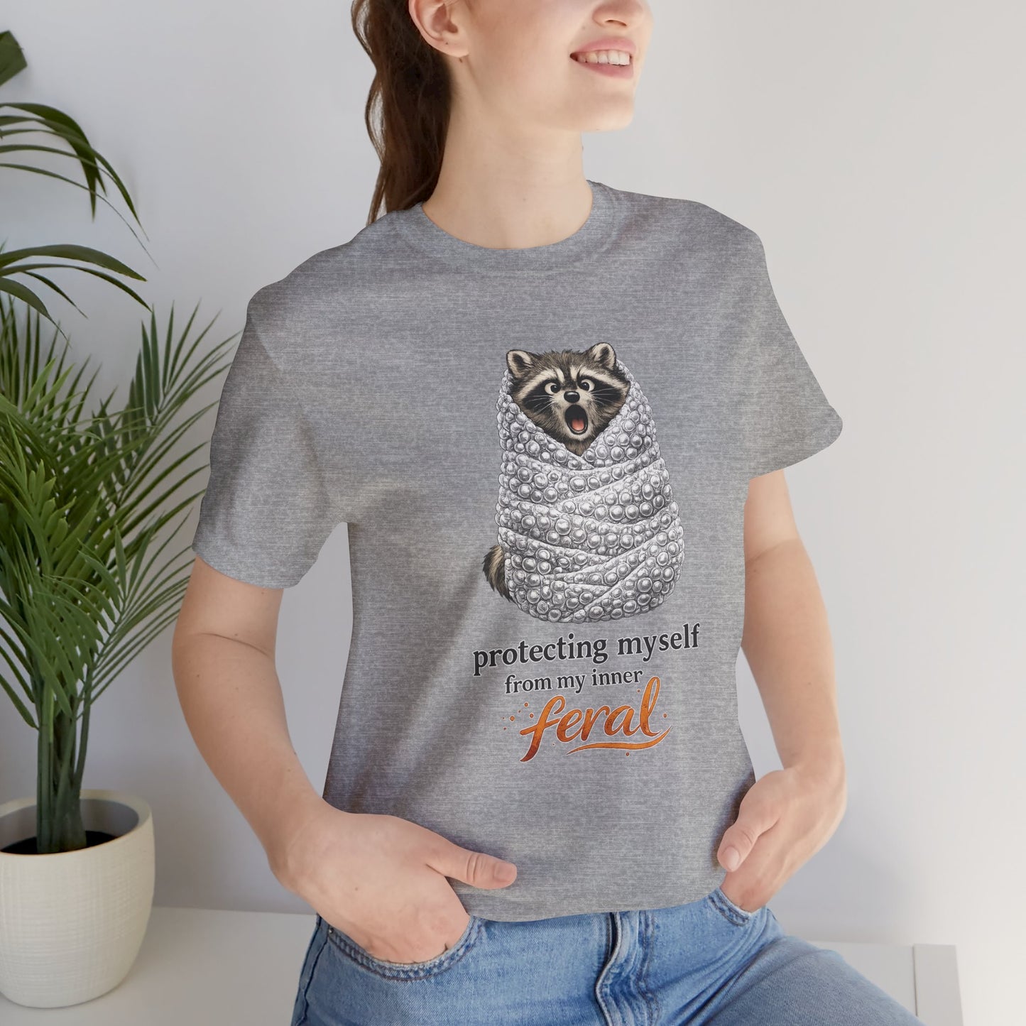 Bubble Wrapped Raccoon T-shirt