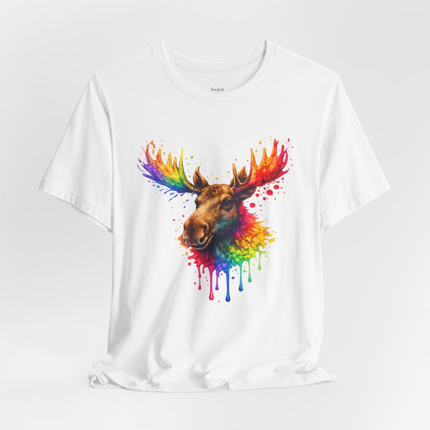 Watercolor Wildlife Moose T-Shirt