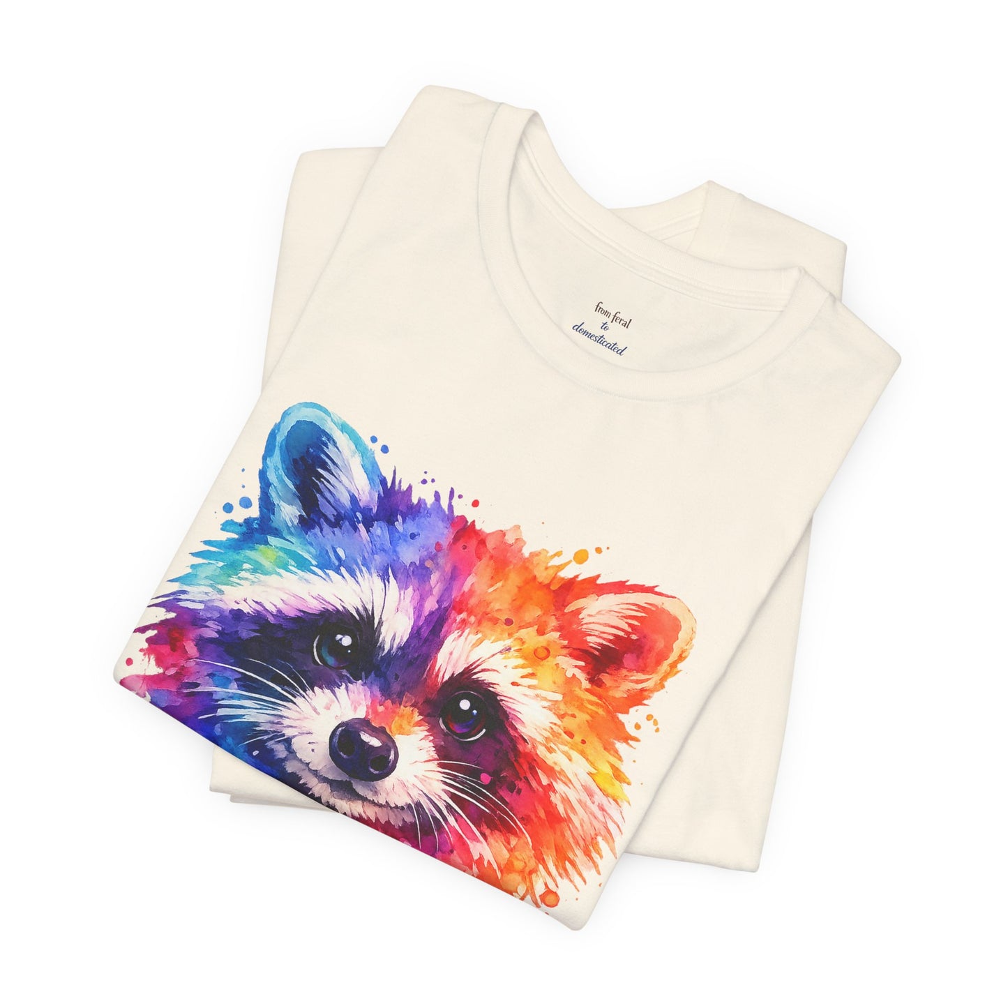 Watercolor Wildlife Raccoon T-Shirt