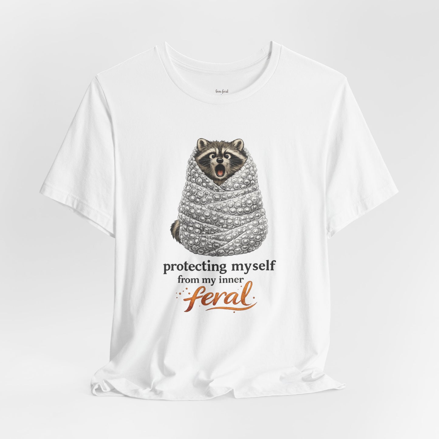 Bubble Wrapped Raccoon T-shirt