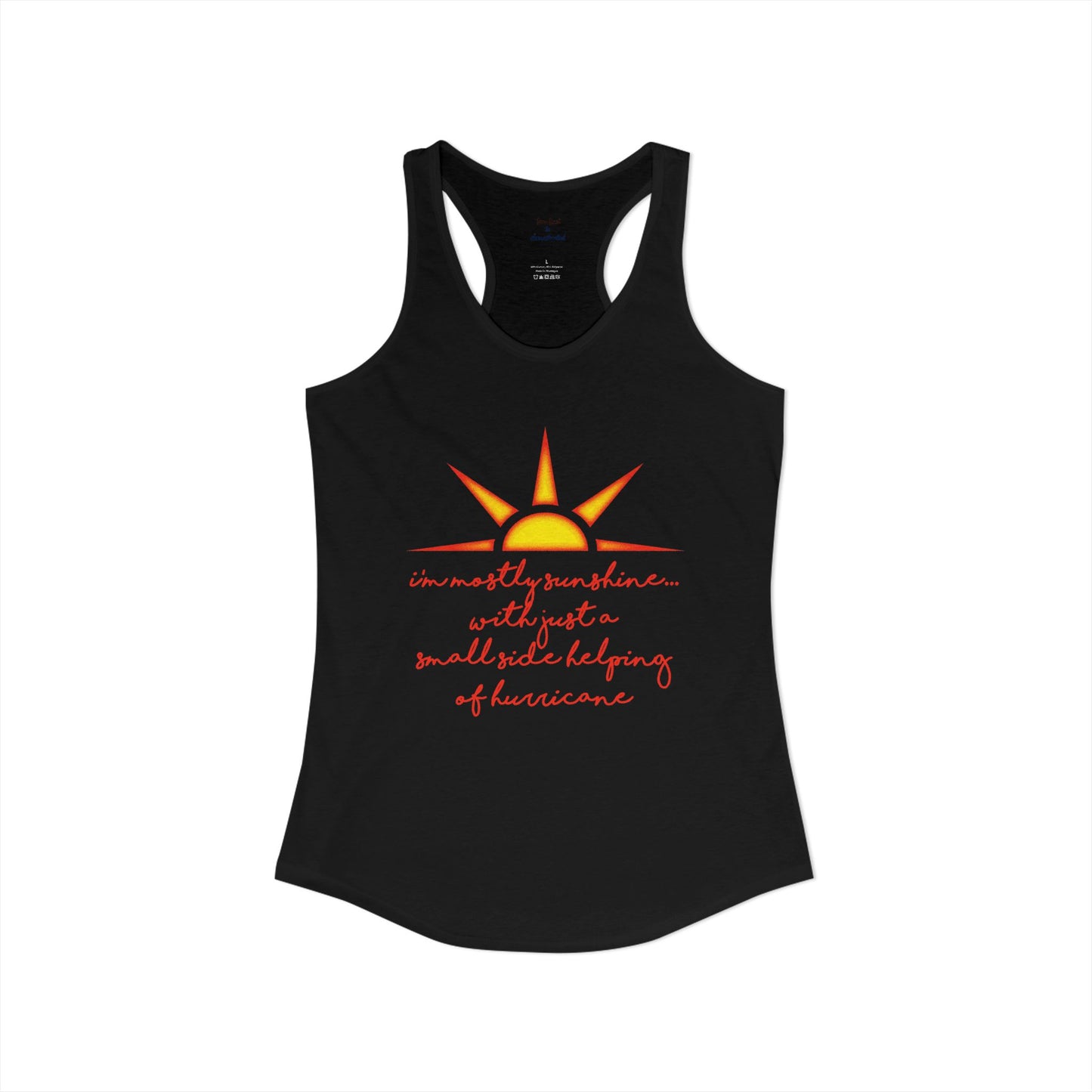 Sunshine and Hurricane Racerback Tank
