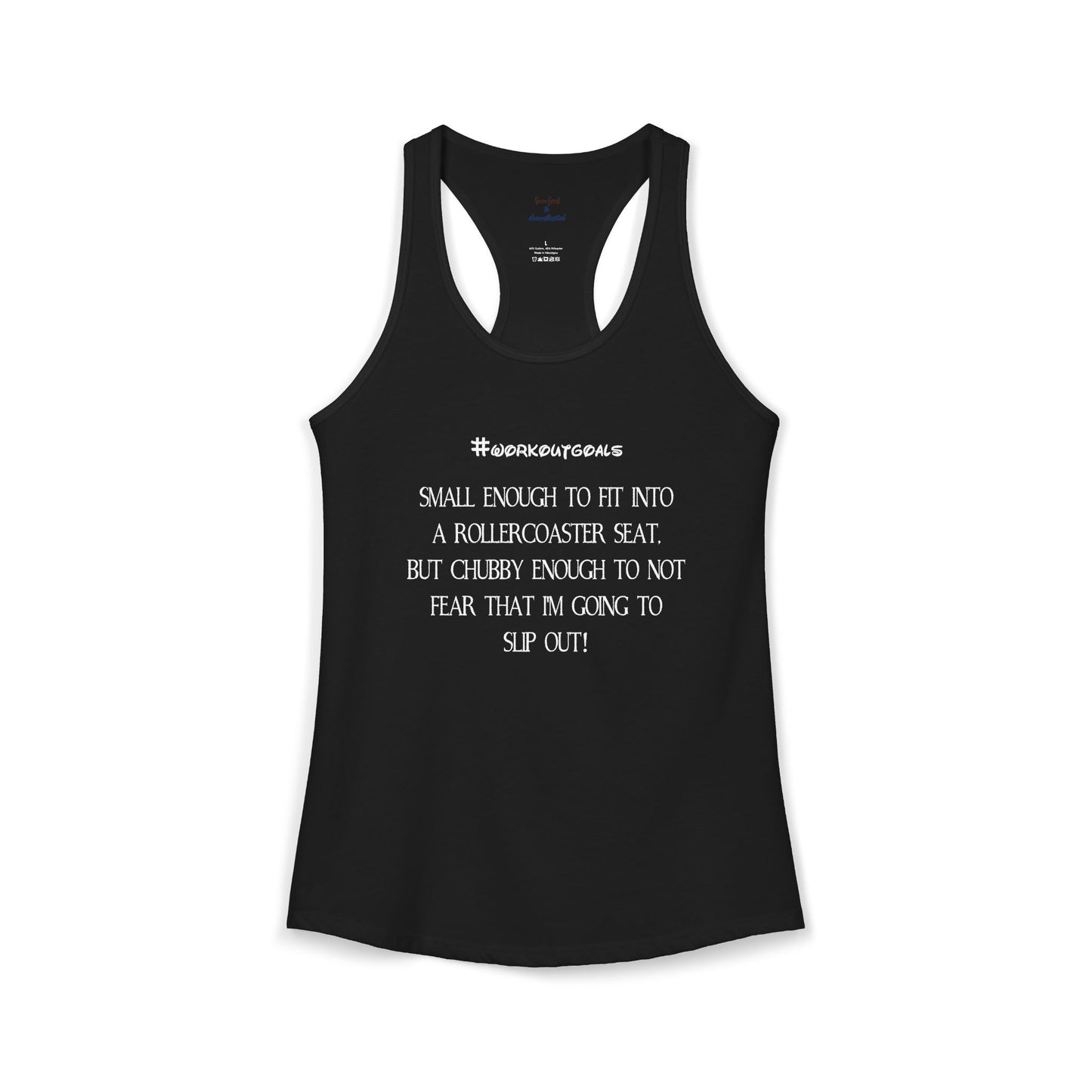 Workout Goals Racerback Tank