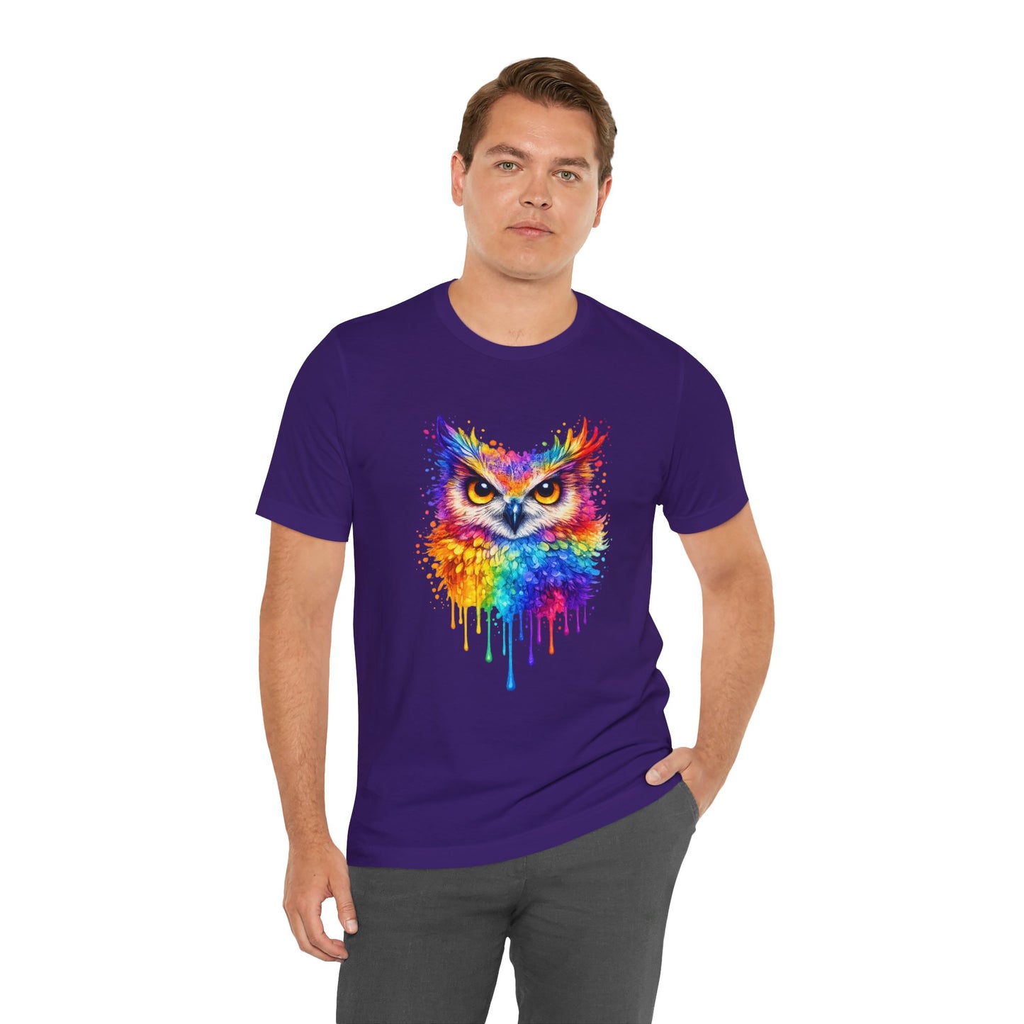 Watercolor Wildlife Owl T-Shirt
