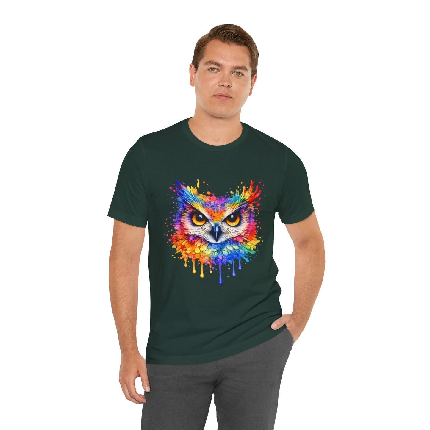Watercolor Wildlife Owl T-Shirt