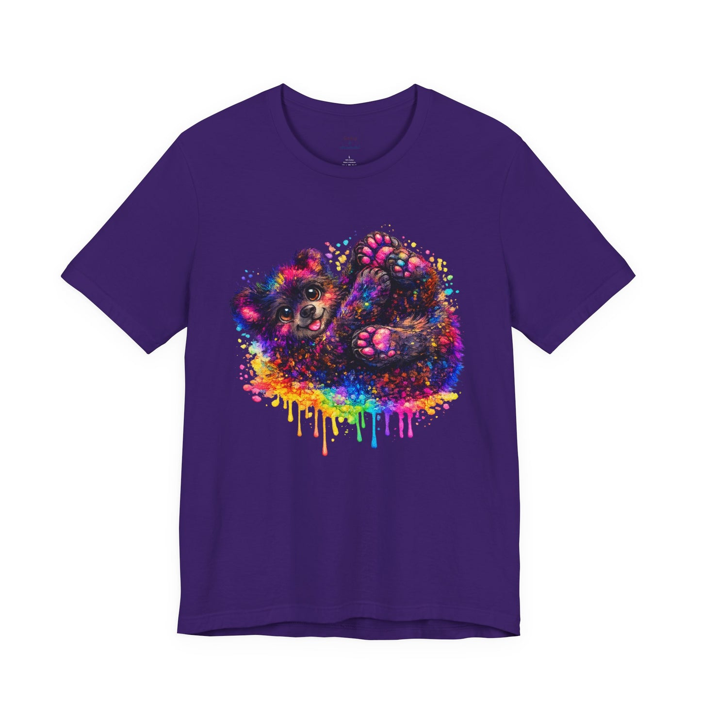 Watercolor Wildlife Bear Cub T-Shirt