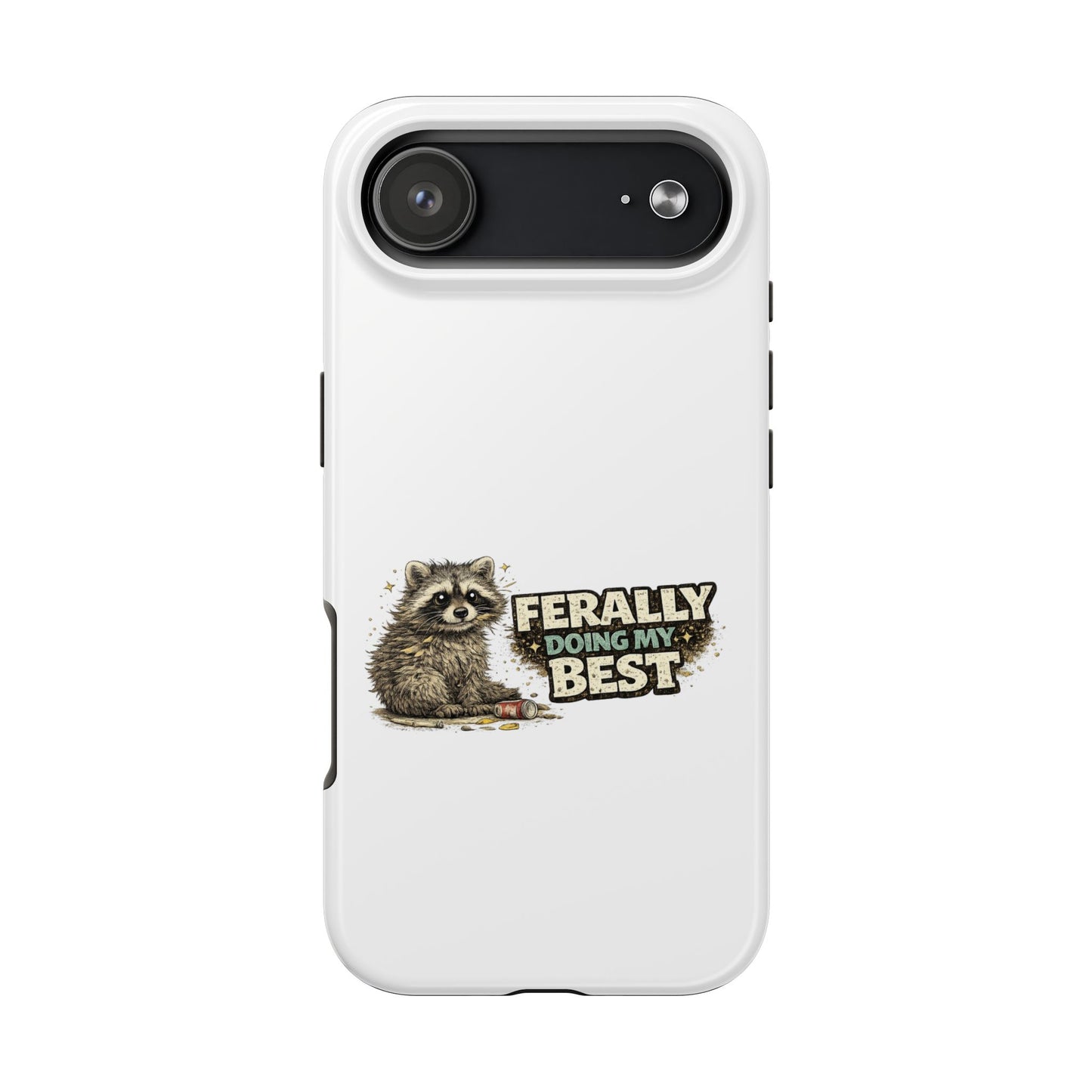 Ferally Raccoon Phone Case — Tough & Cute Protective Phone Cover