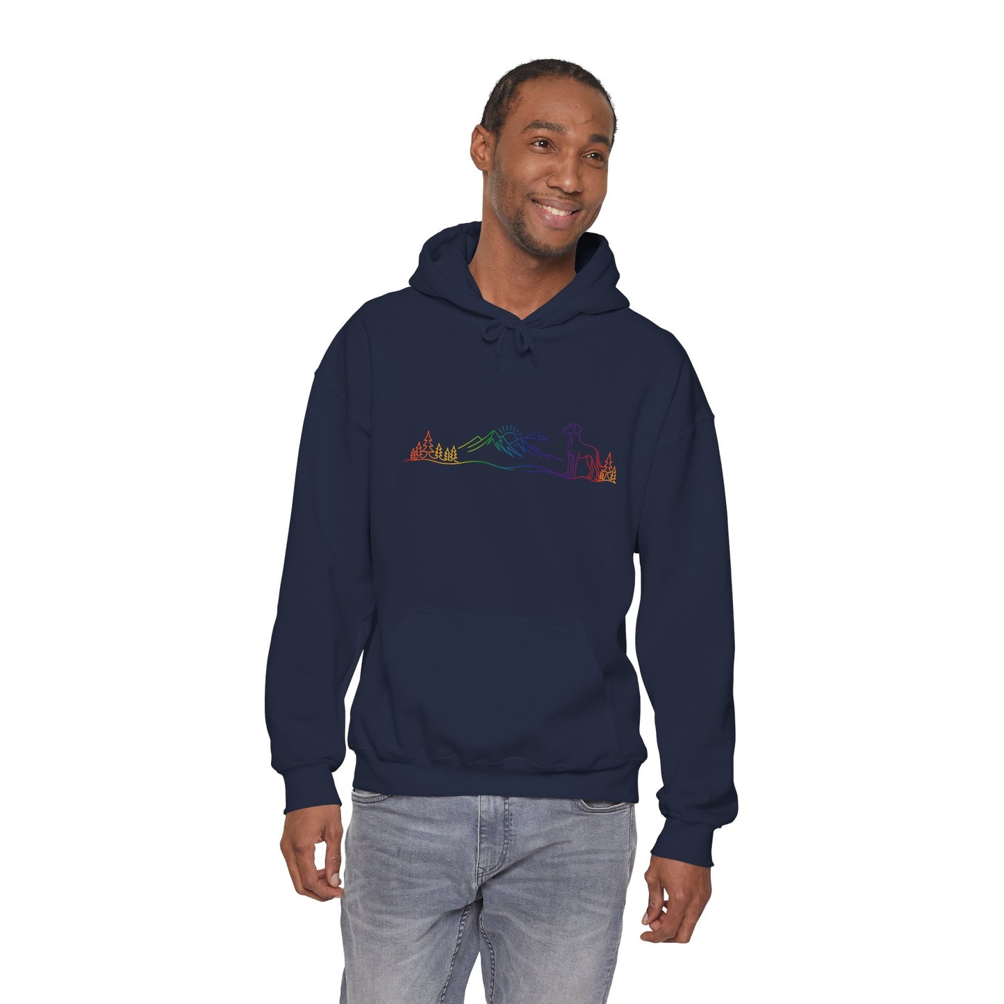 Great Dane, natural eared, Hoodie