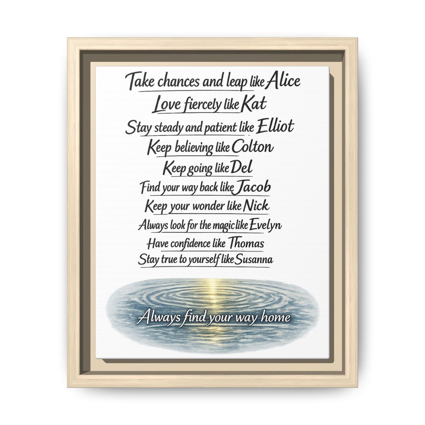 Find Your Way | Matte Canvas, Framed