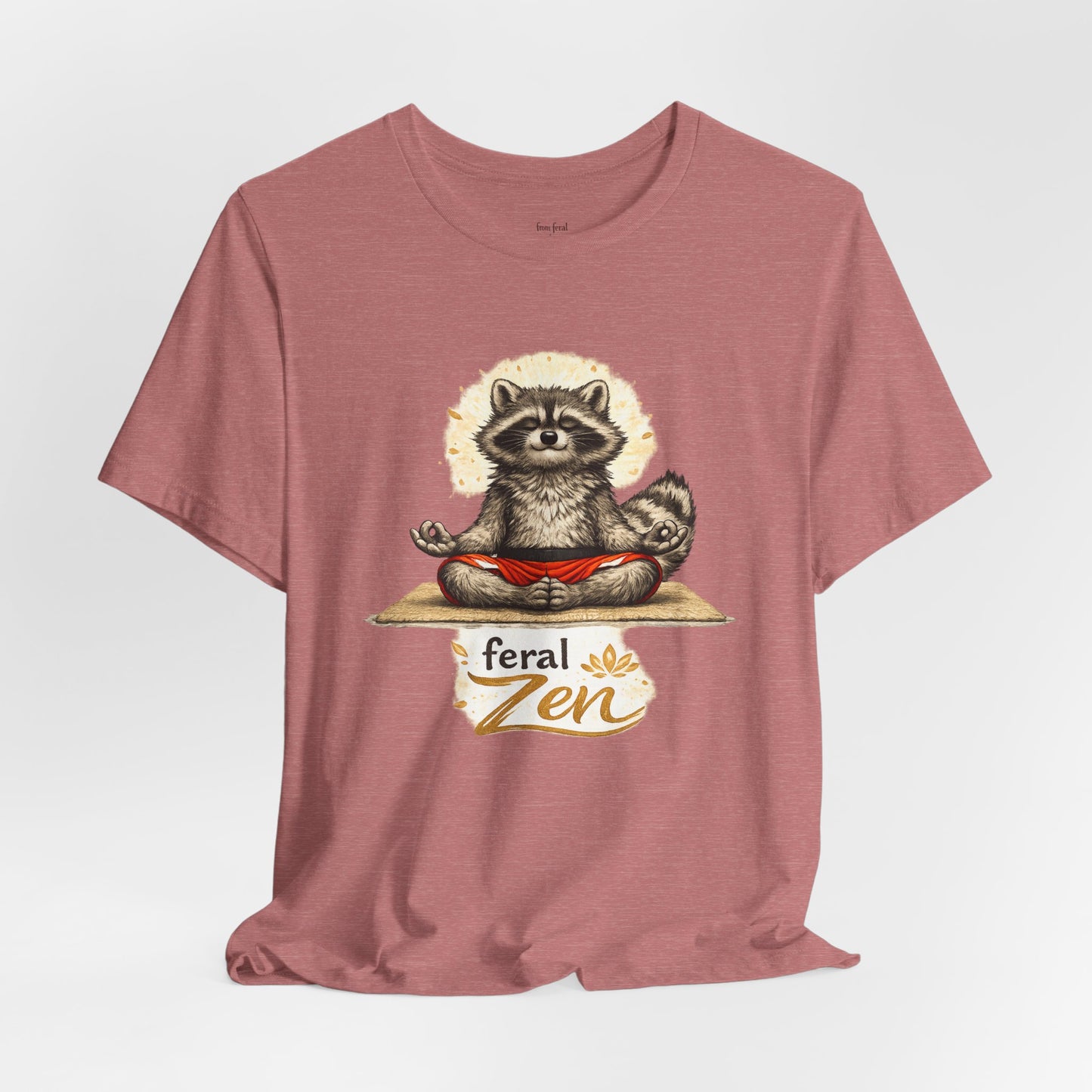 Feral Zen Raccoon T-shirt