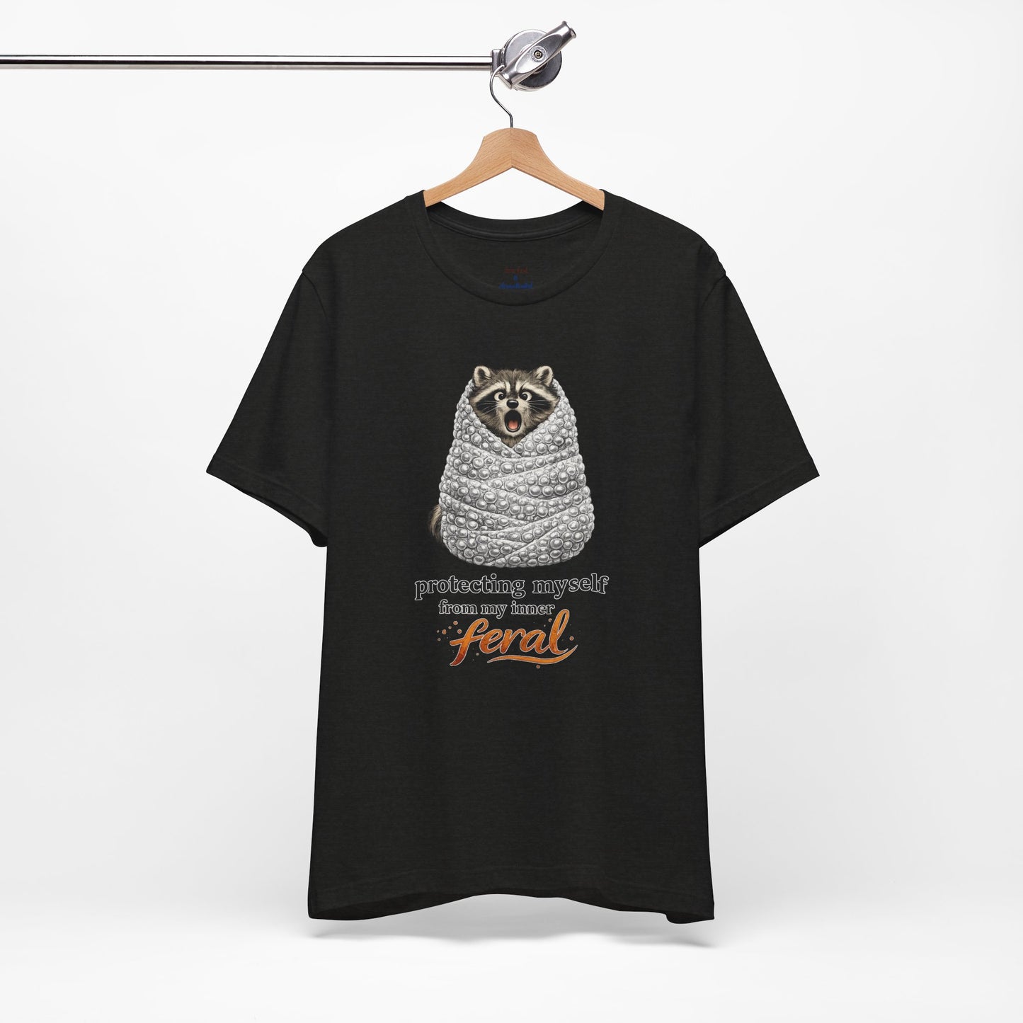 Bubble Wrapped Raccoon T-shirt