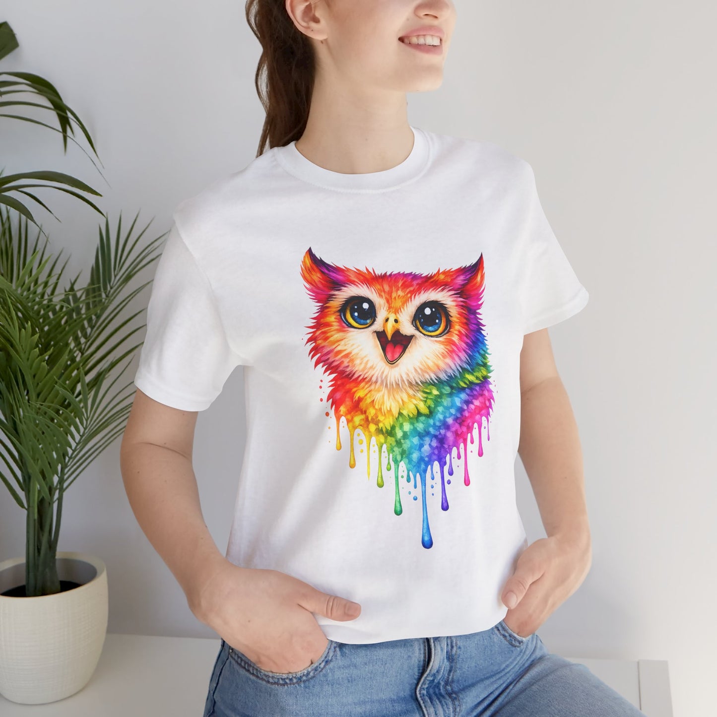 Watercolor Wildlife Owl T-Shirt