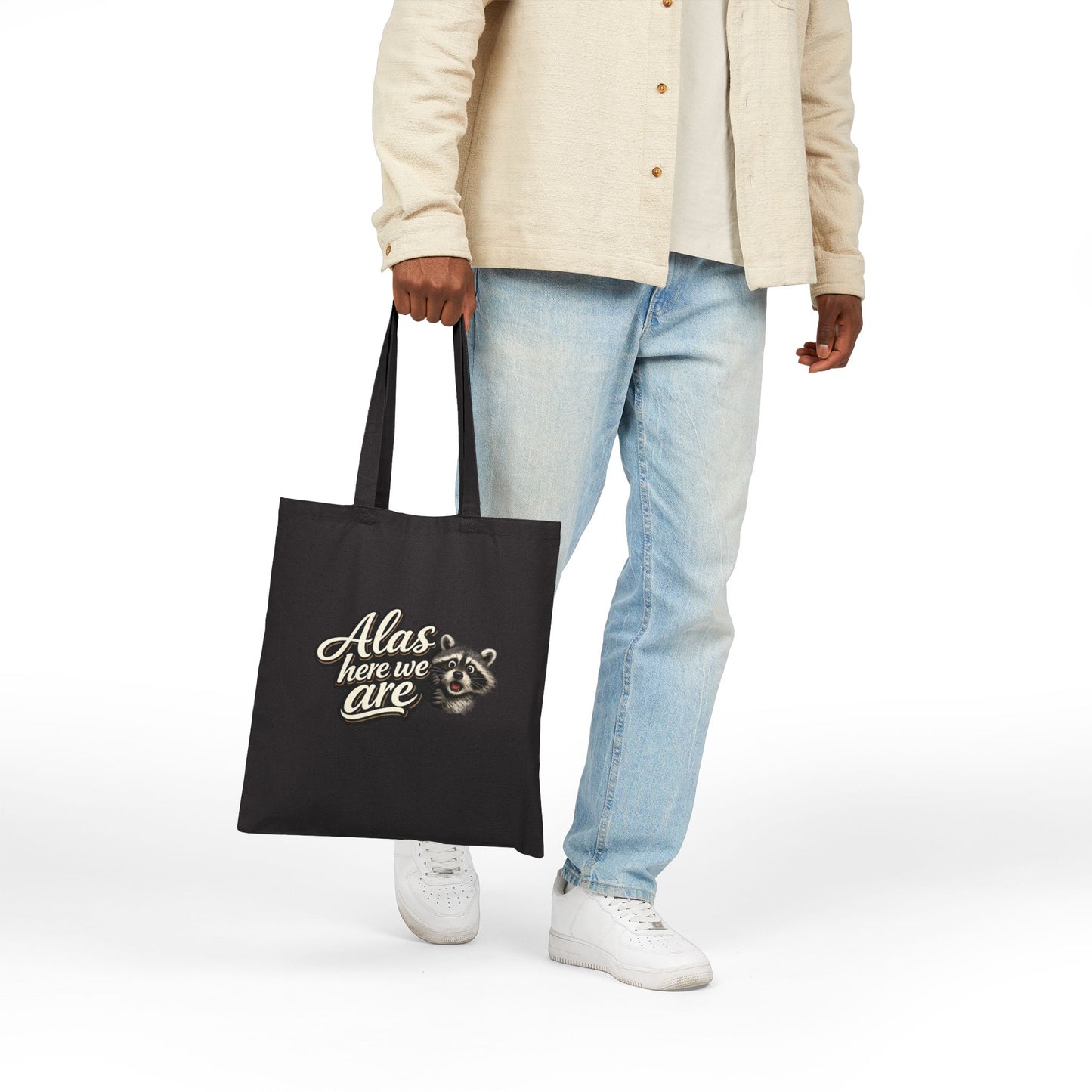 Alas Here We Are Canvas Tote Bag