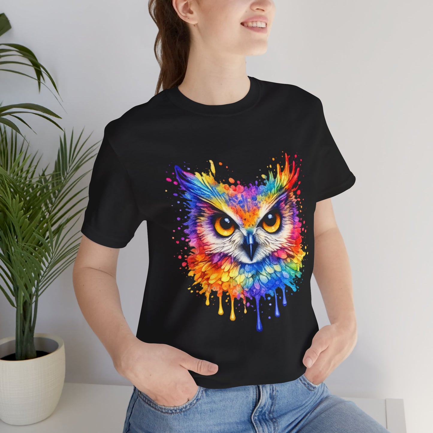 Watercolor Wildlife Owl T-Shirt