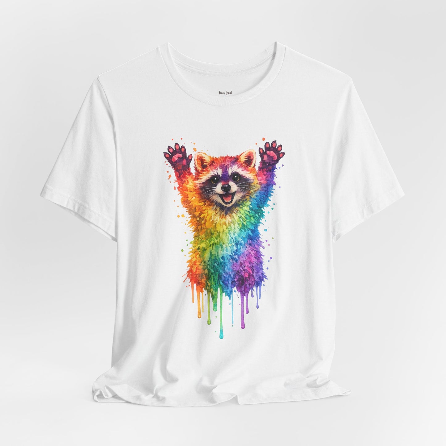 Watercolor Wildlife Raccoon T-Shirt